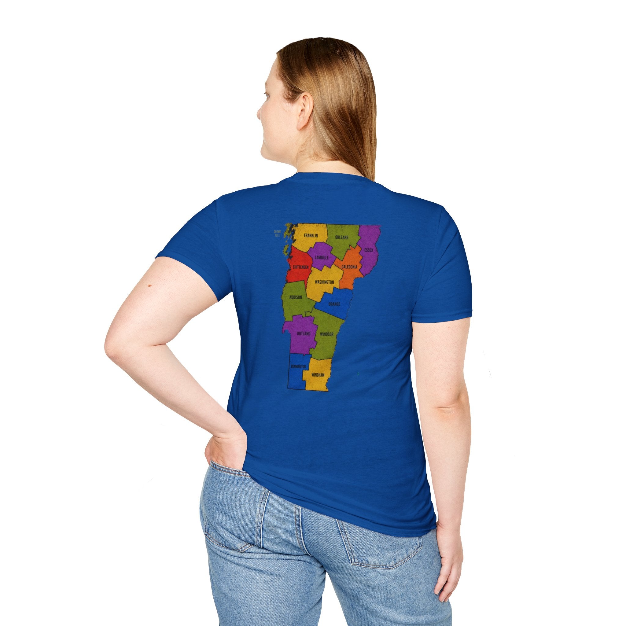 Don't Ask 100% Organic T-Shirt — Vermont Pride State Map Tee