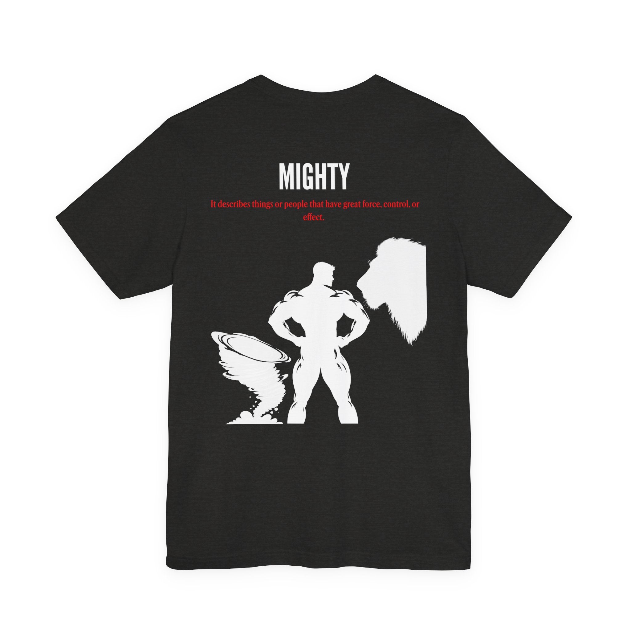 Powerful / Mighty Graphic Tee — Inspirational Strength T-Shirt