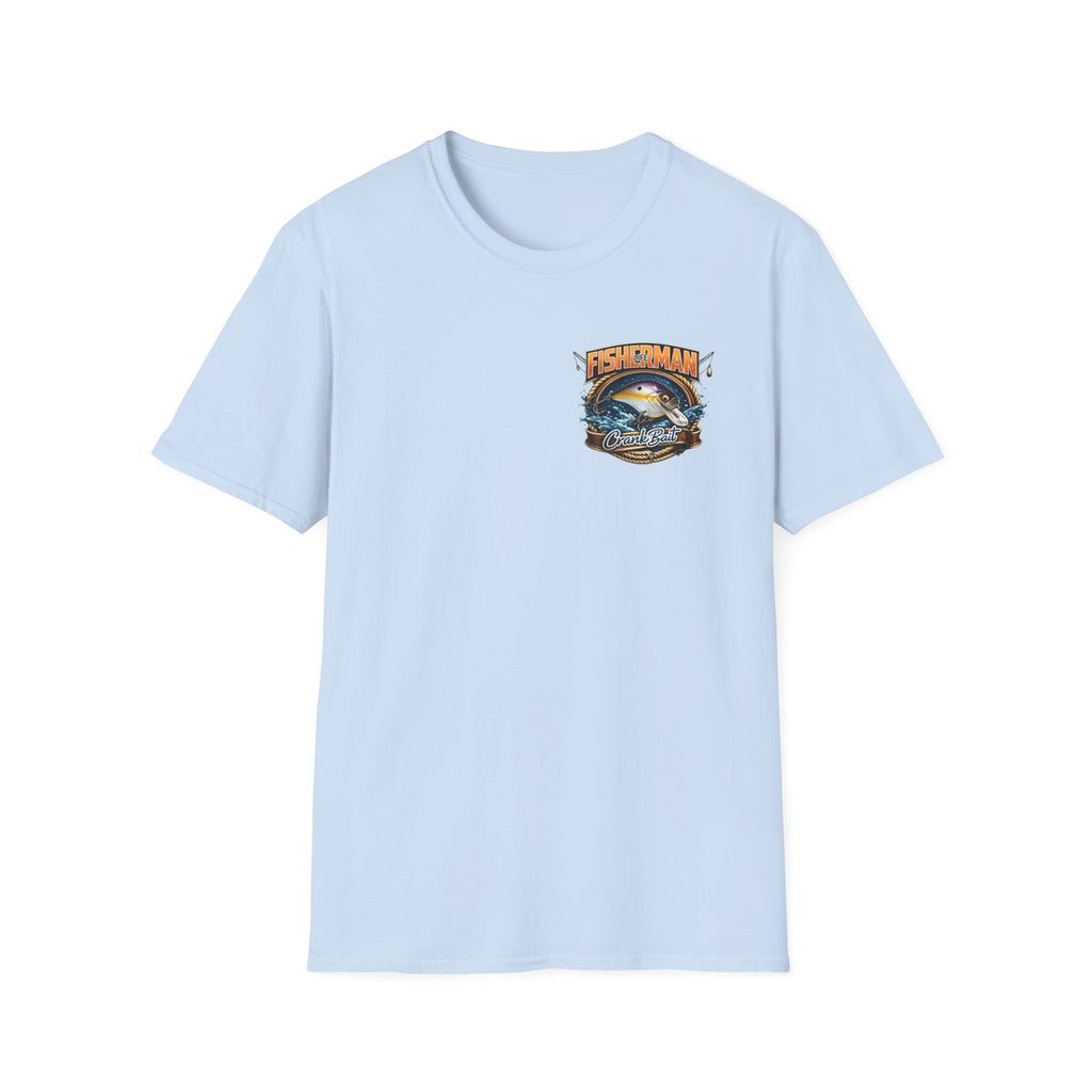 Fisherman Crest T-Shirt — Vintage Marlin Ocean Fishing Graphic
