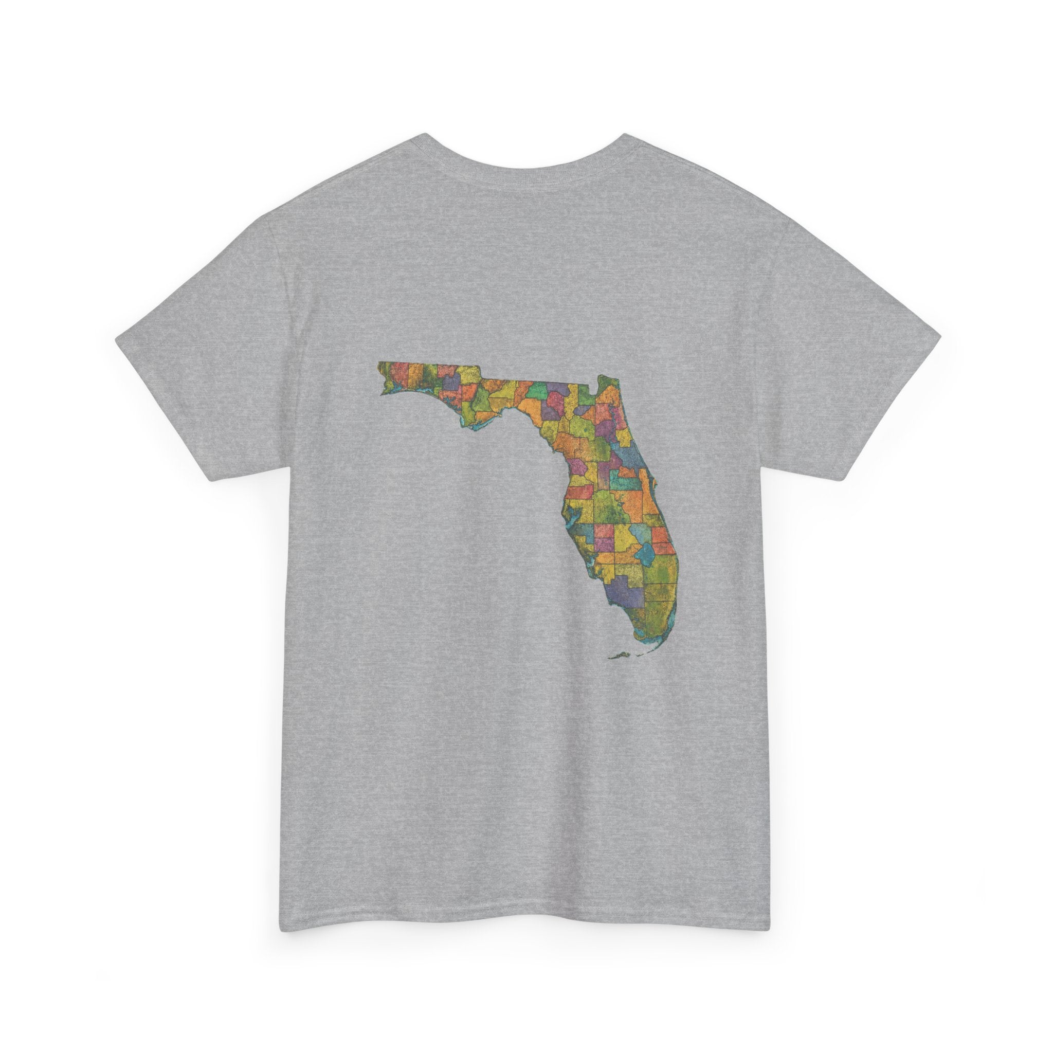 Florida Map Tee — “Don’t Ask, 100% Organic” Retro State Pride T-Shirt