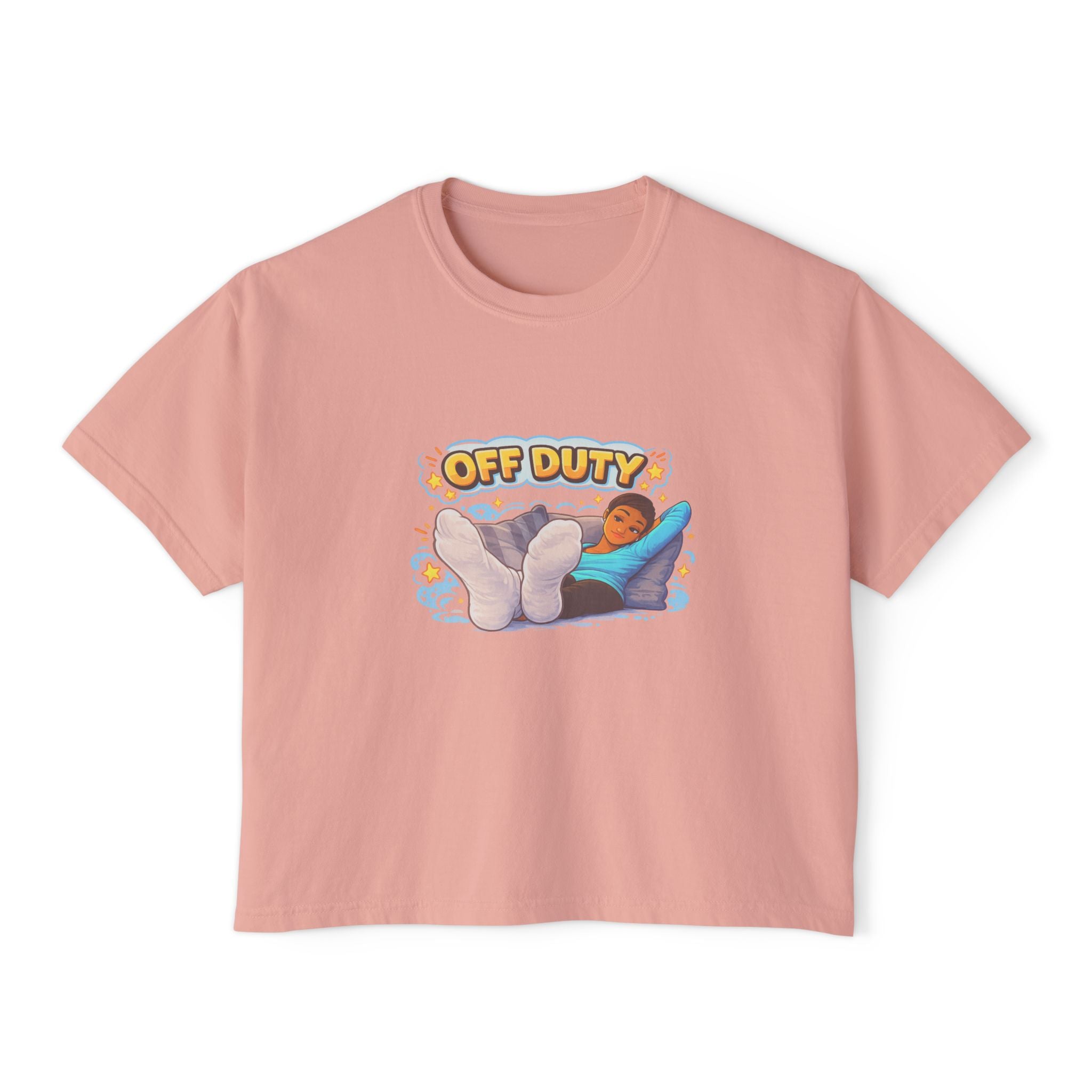 Off Duty Relaxation Tee — Women’s Boxy T-Shirt
