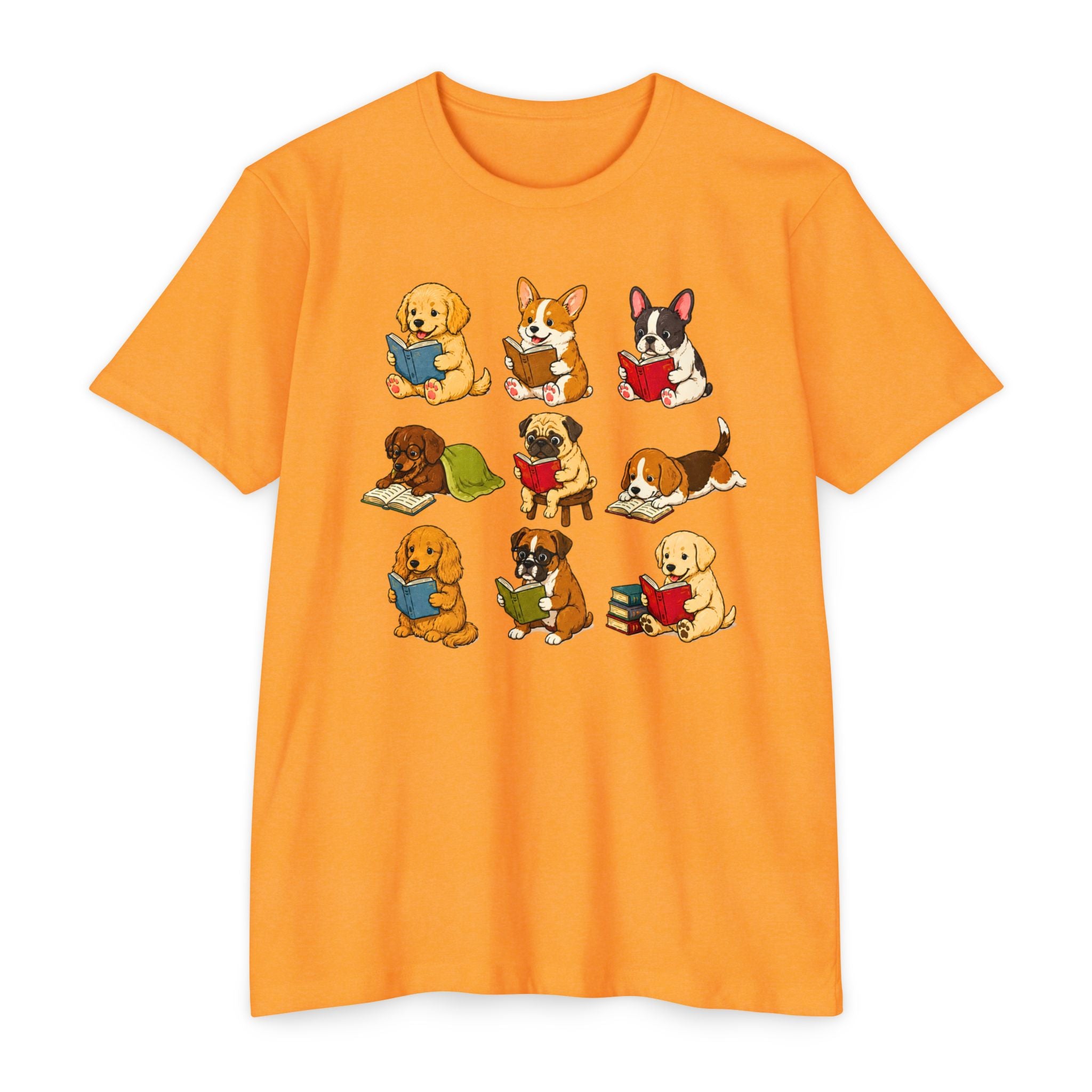 Cute Puppies Reading Dogs T-Shirt