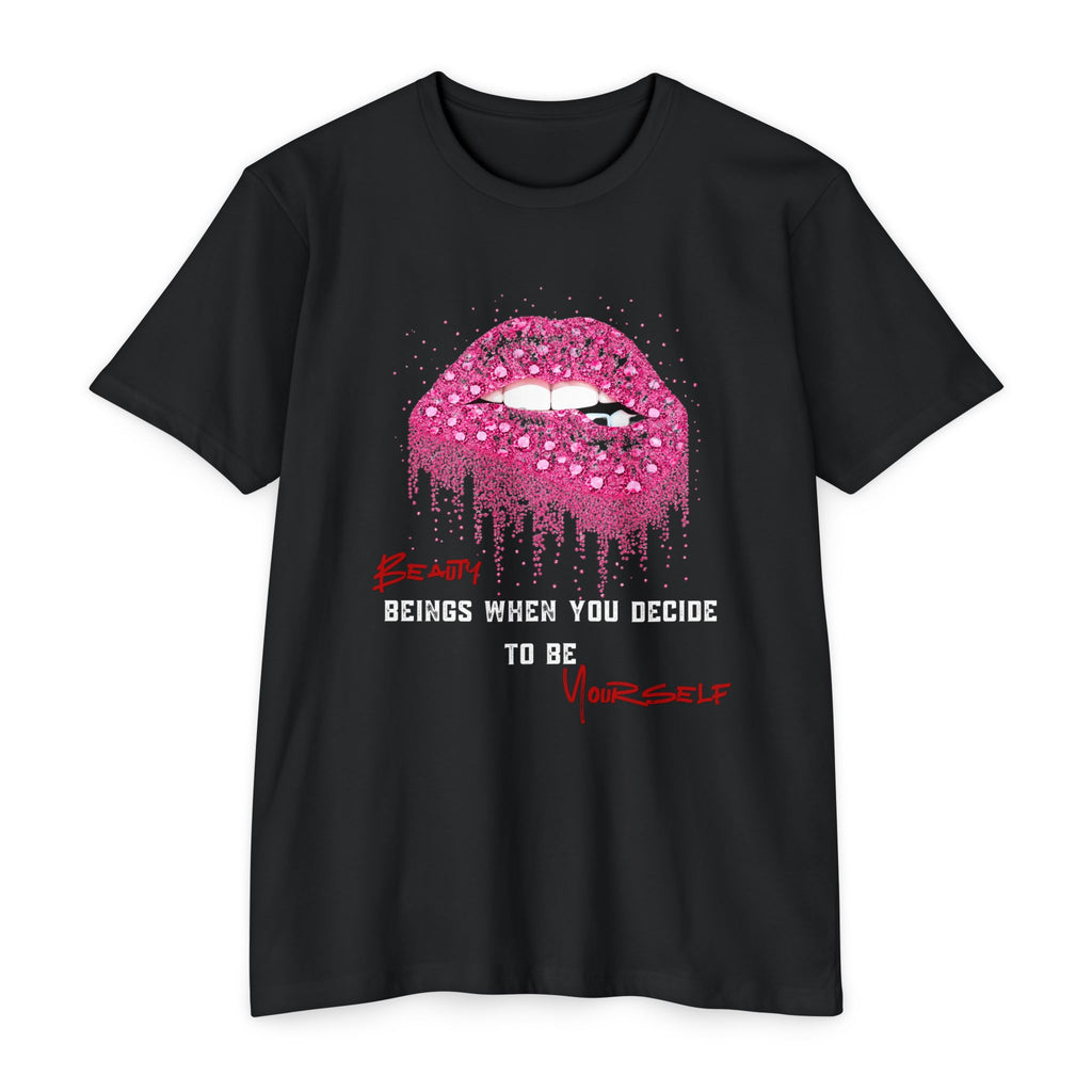 Glitter Lip  "Beauty Beings When You Decide to Be Yourself"