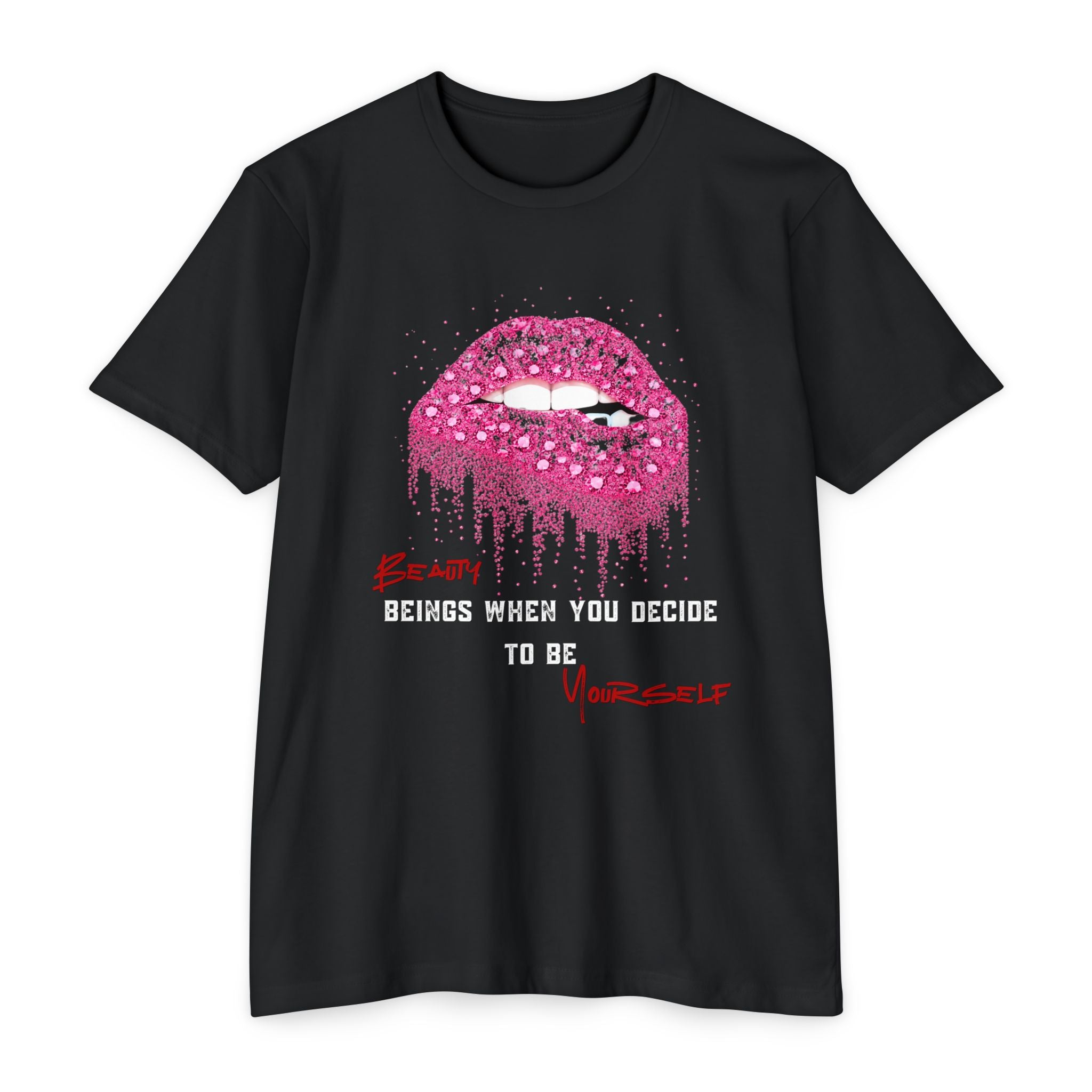 Glitter Lip  "Beauty Beings When You Decide to Be Yourself"