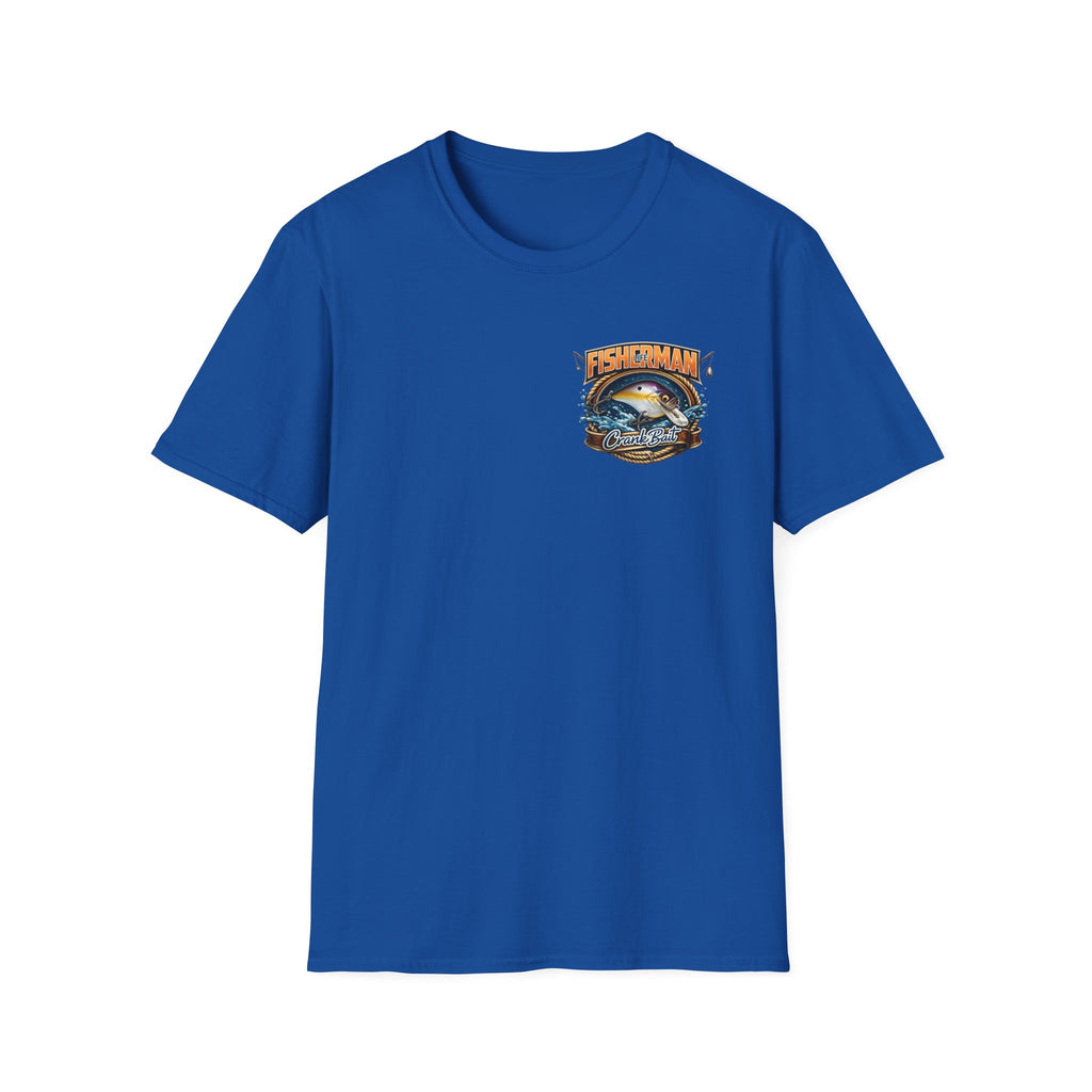 Fisherman Crest T-Shirt — Vintage Marlin Ocean Fishing Graphic