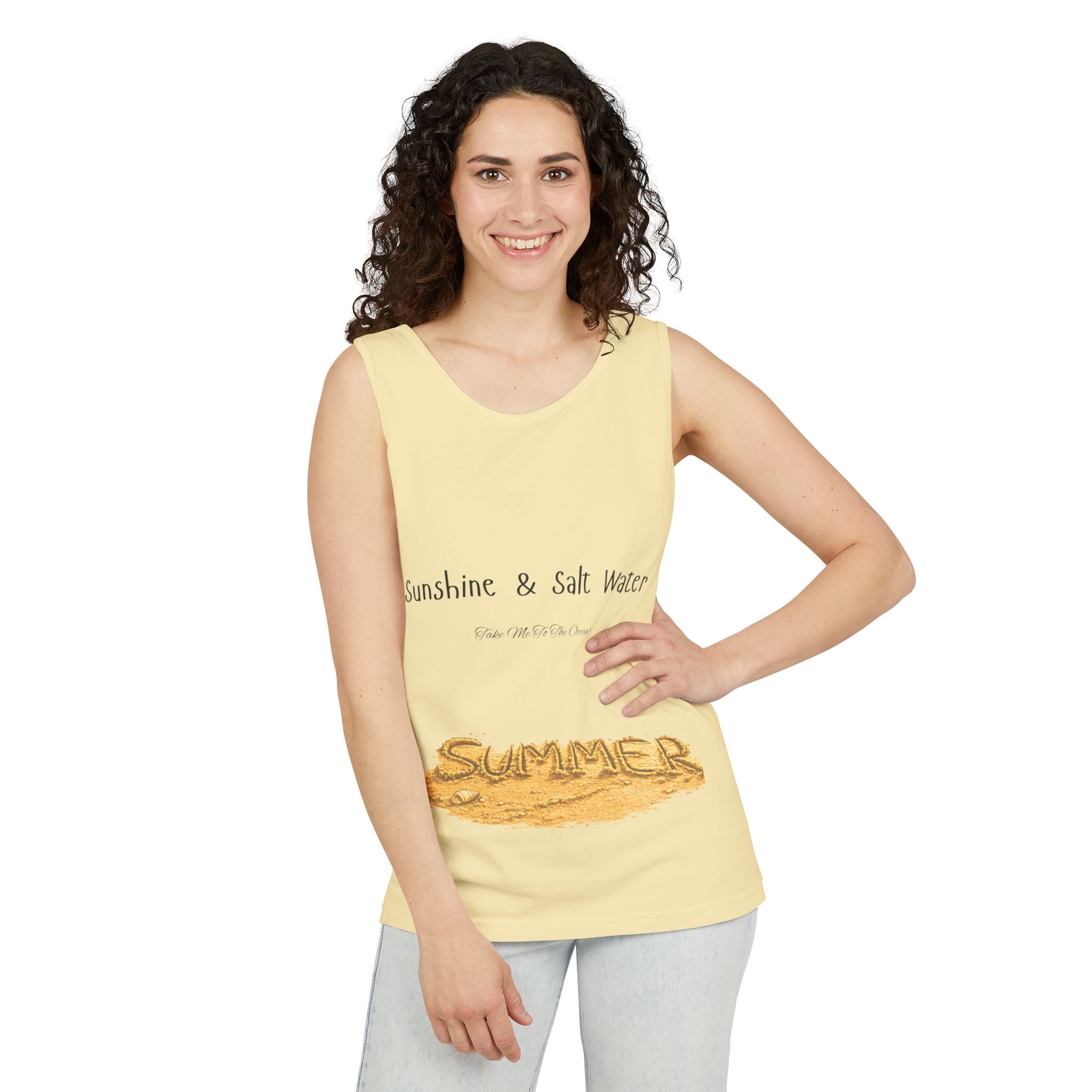 "Sunshine & Salt Water" Beach Graphic