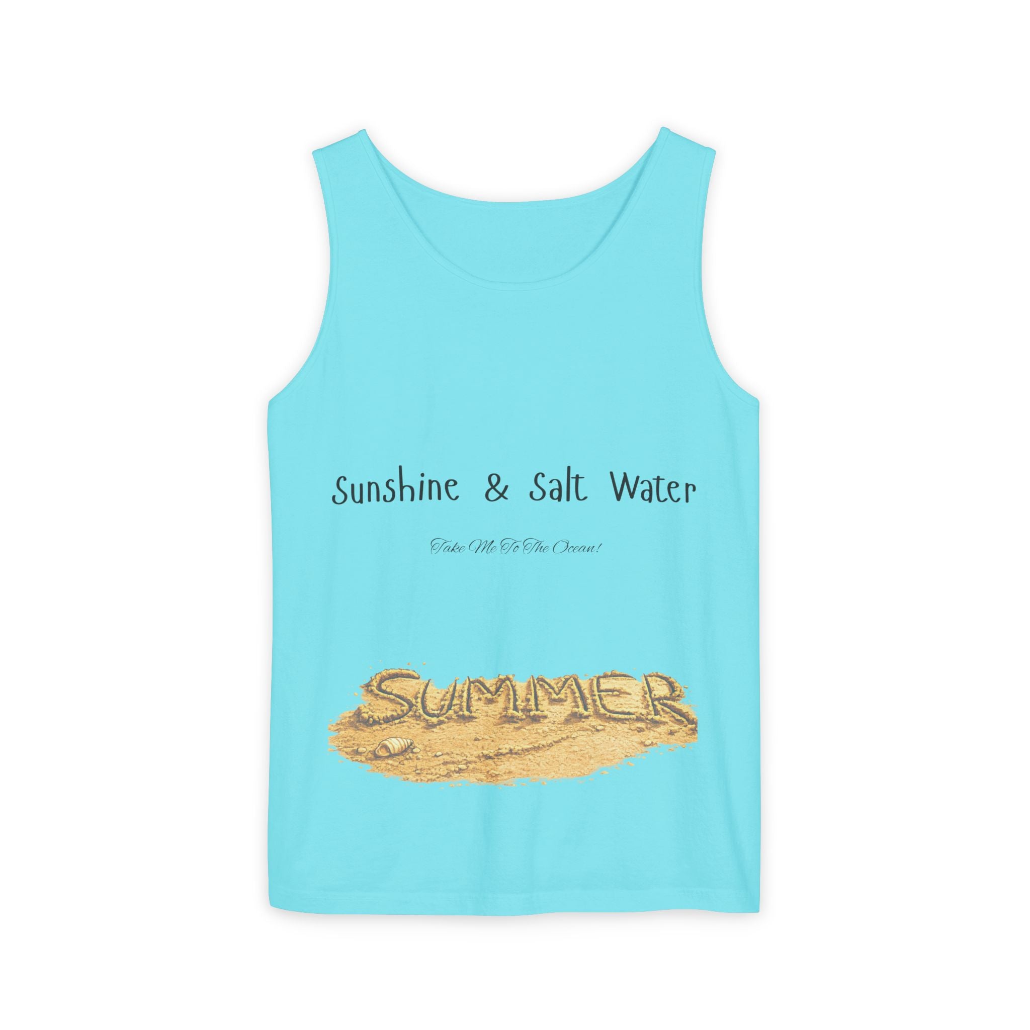"Sunshine & Salt Water" Beach Graphic