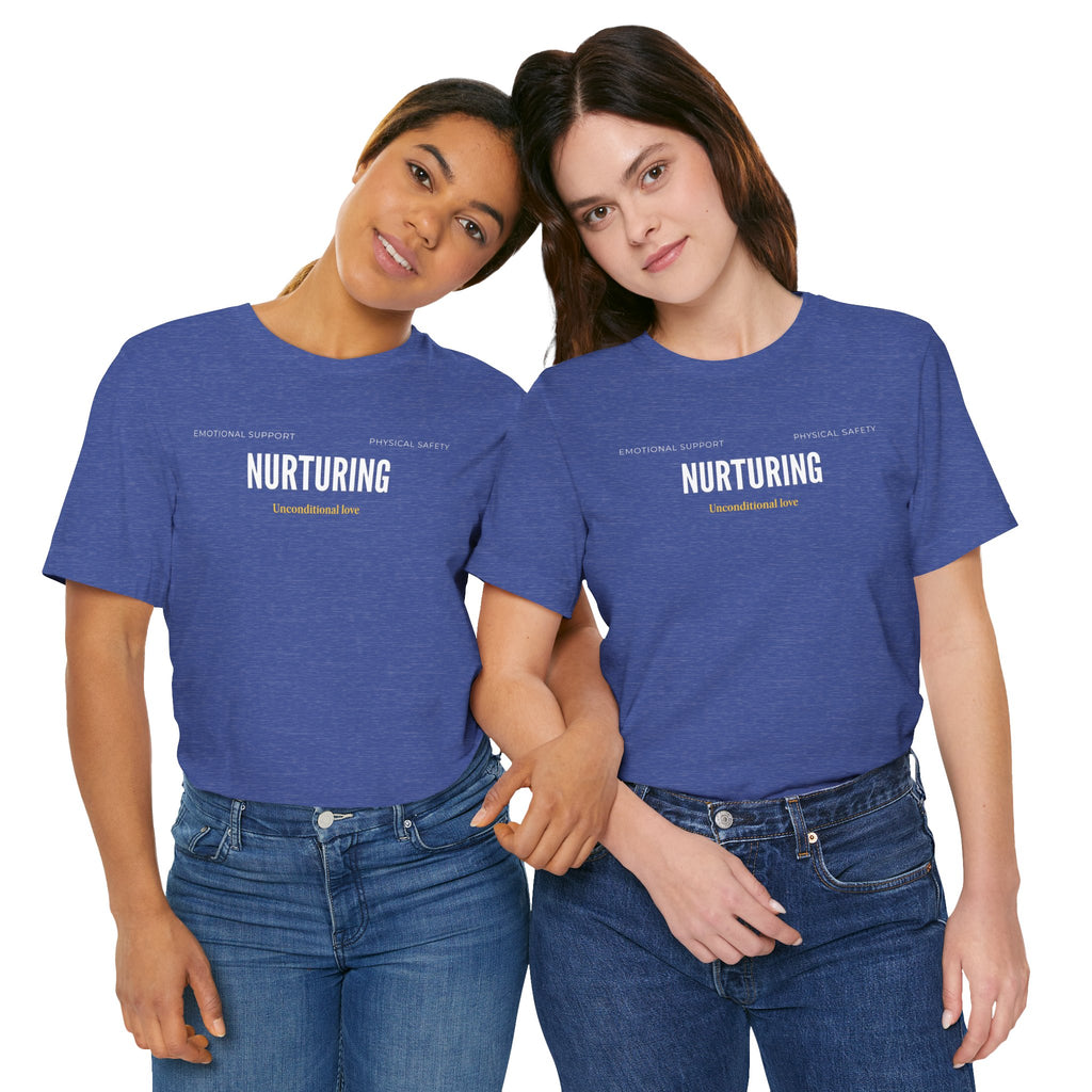 Nurturing Mother Tee — Silhouette Family Short Sleeve Shirt