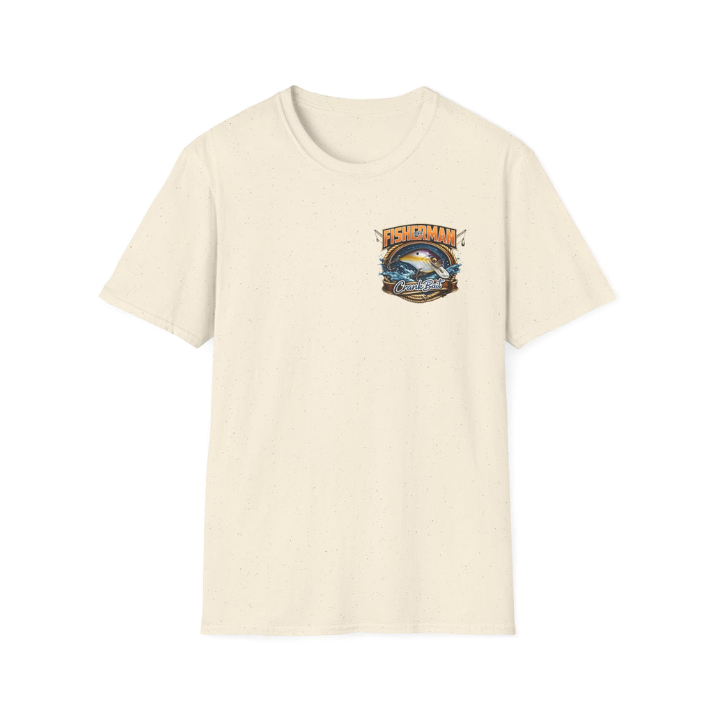 Fisherman Crest T-Shirt — Vintage Marlin Ocean Fishing Graphic