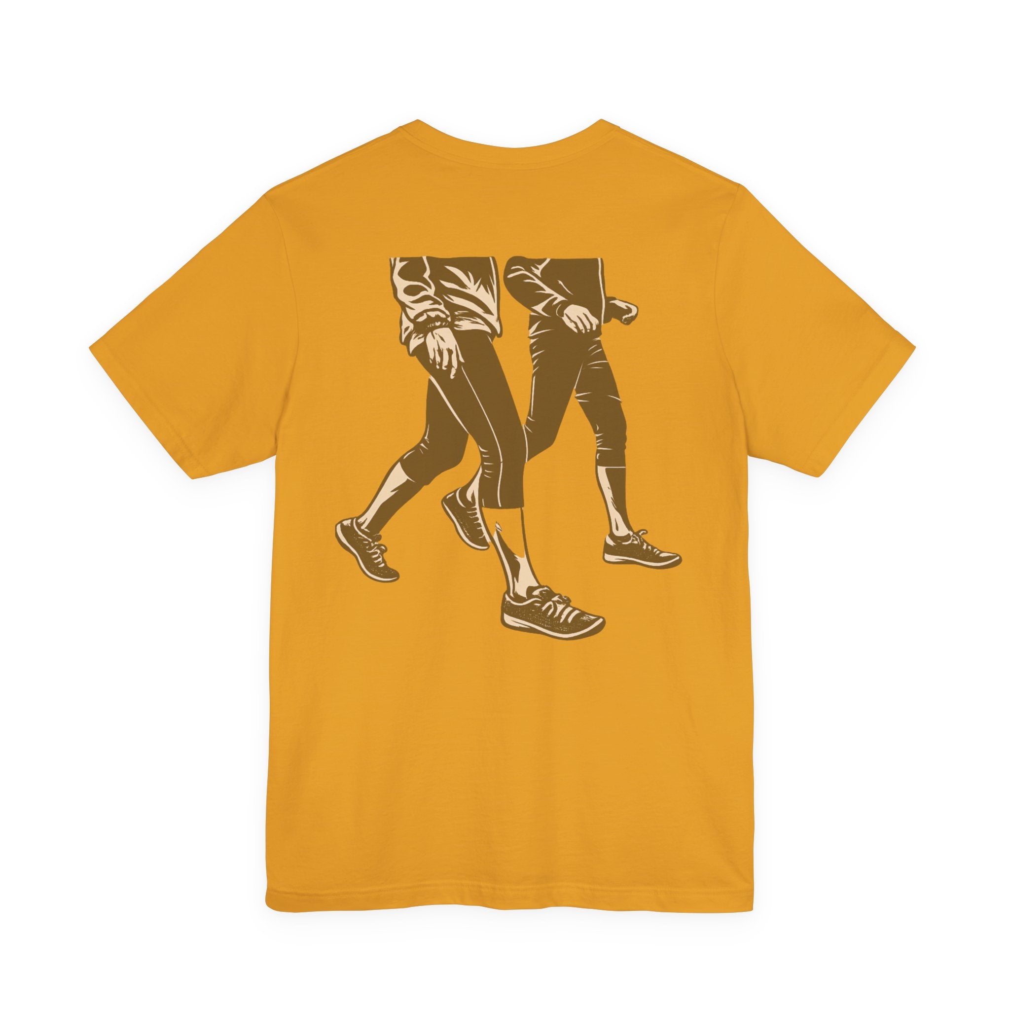 Good Morning Walk Tee — Retro Walking Graphic T-Shirt for Fitness & Morning Strolls