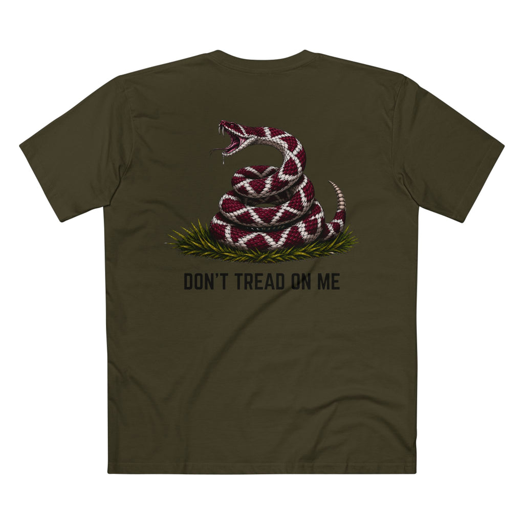 Don't Tread On Me Snake Tee — Patriotic Gadsden-style Graphic T-Shirt