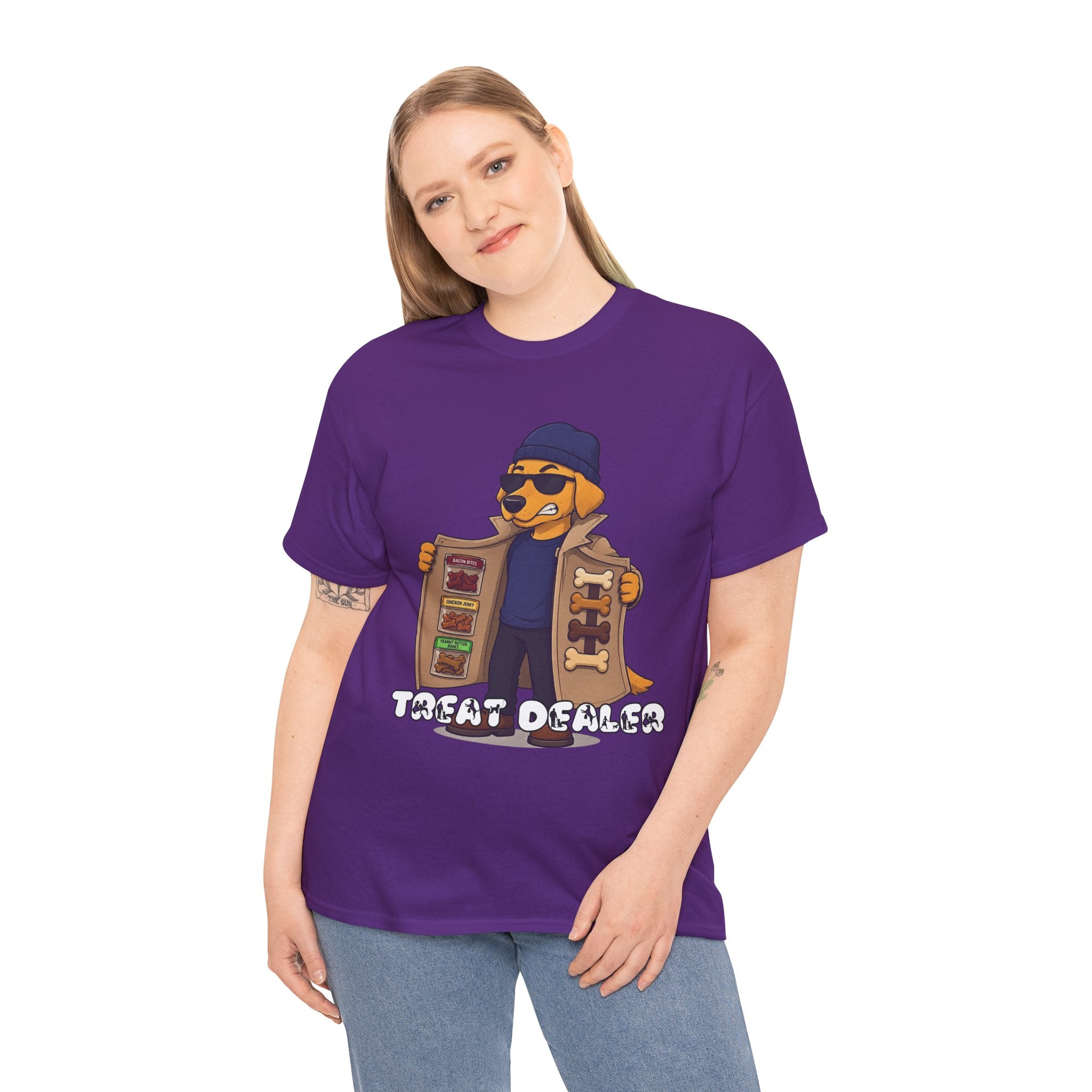 Treat Dealer T-Shirt — Funny Dog Shirt with Paw Print