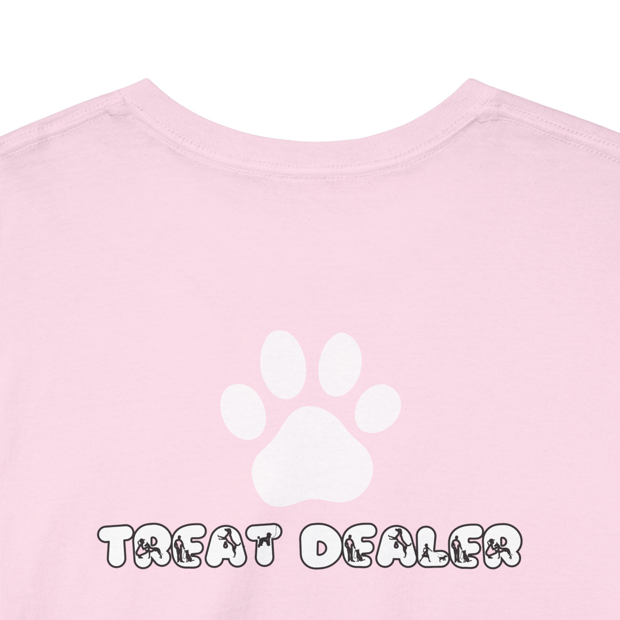 Treat Dealer T-Shirt — Funny Dog Shirt with Paw Print