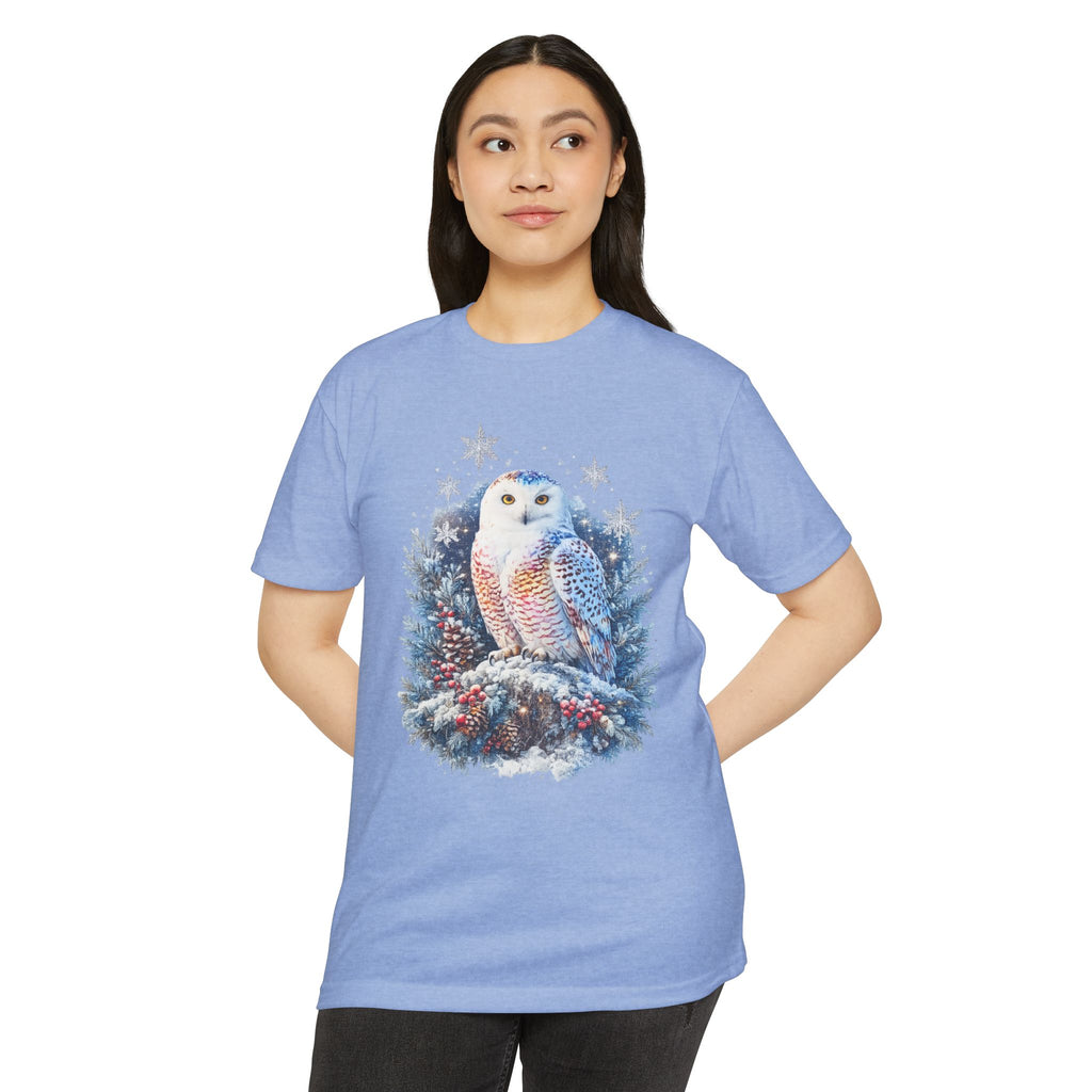 Snowy Owl Festive Holiday Winter T-Shirt
