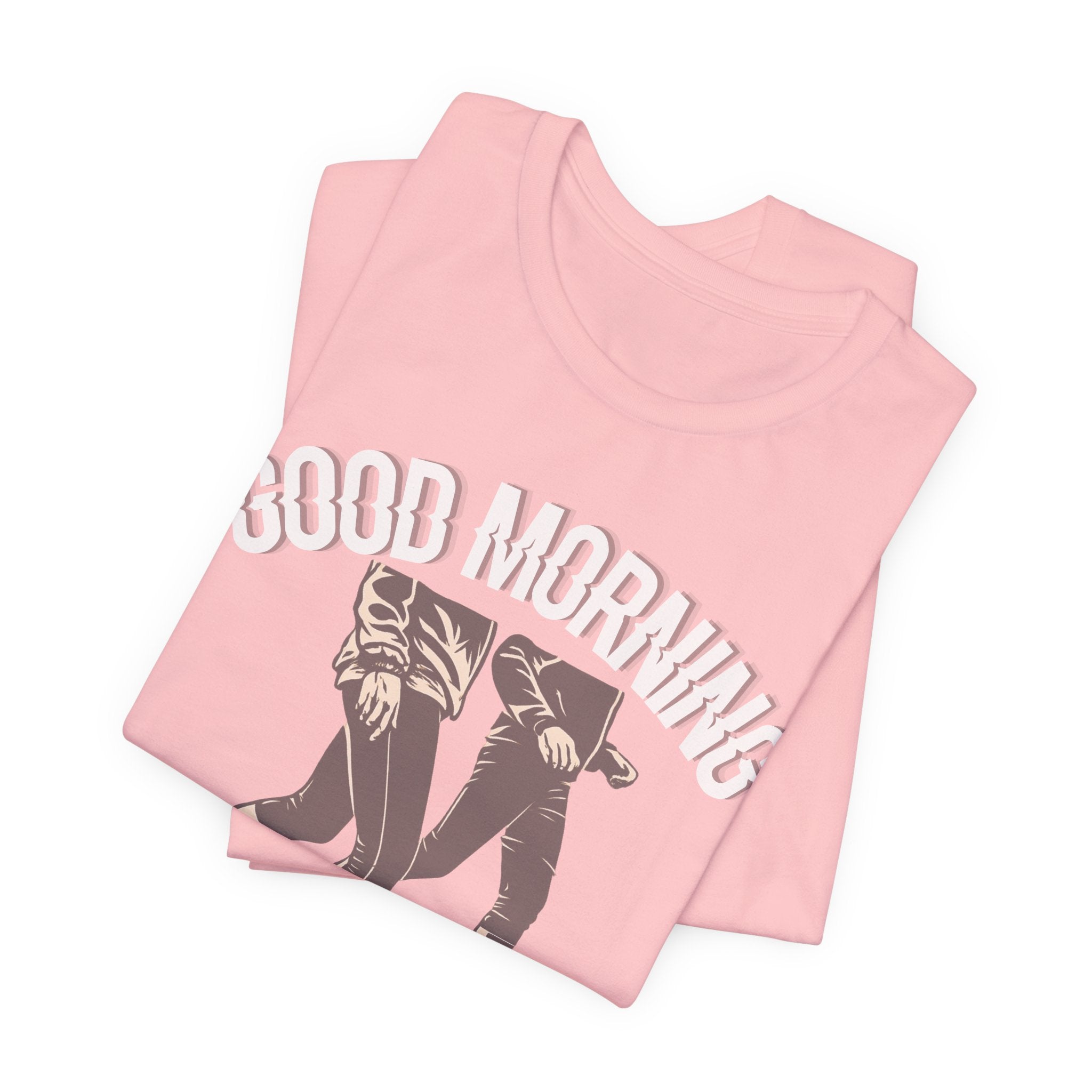 Good Morning Walk Tee — Retro Walking Graphic T-Shirt for Fitness & Morning Strolls
