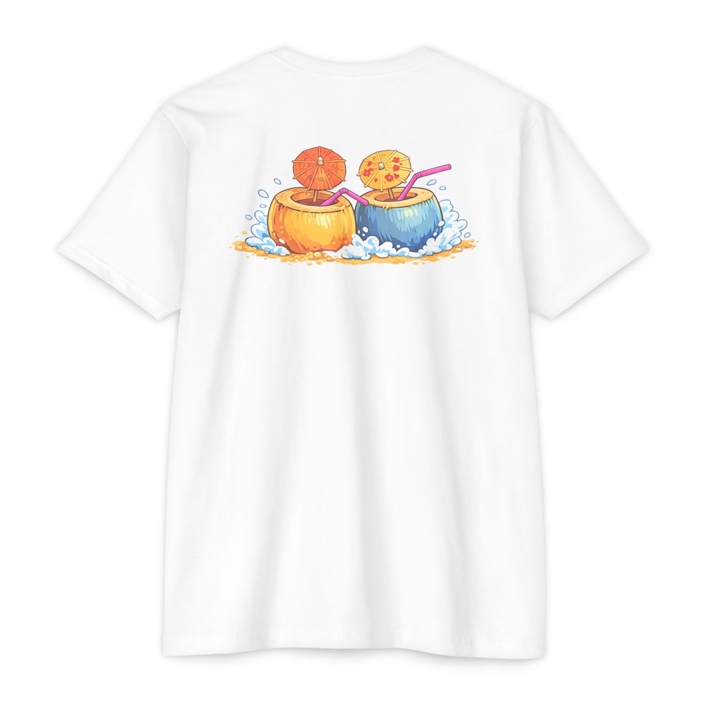 "Beaches, Vacations, & Good Drinks" Tropical Drink Tee