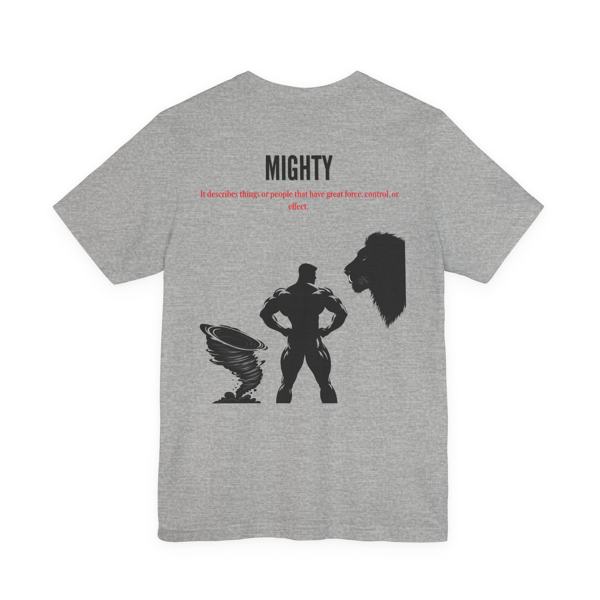 Powerful / Mighty Graphic Tee — Inspirational Strength T-Shirt