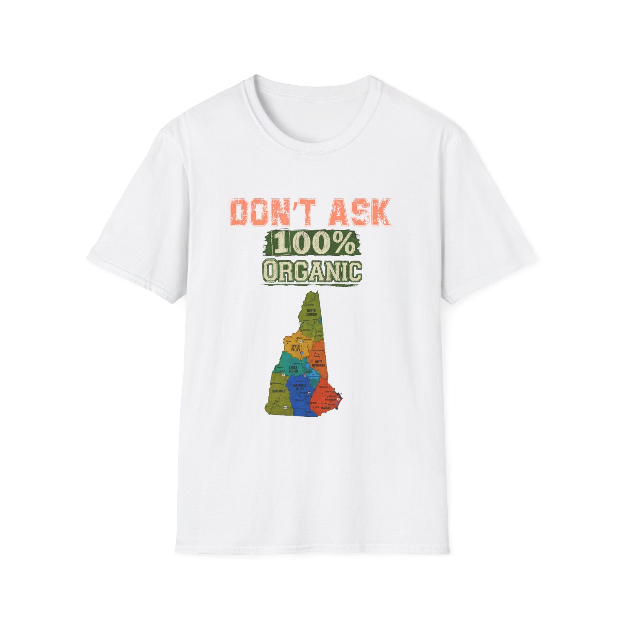 Don't Ask 100% Organic Idaho T-Shirt — Funny State Pride Tee