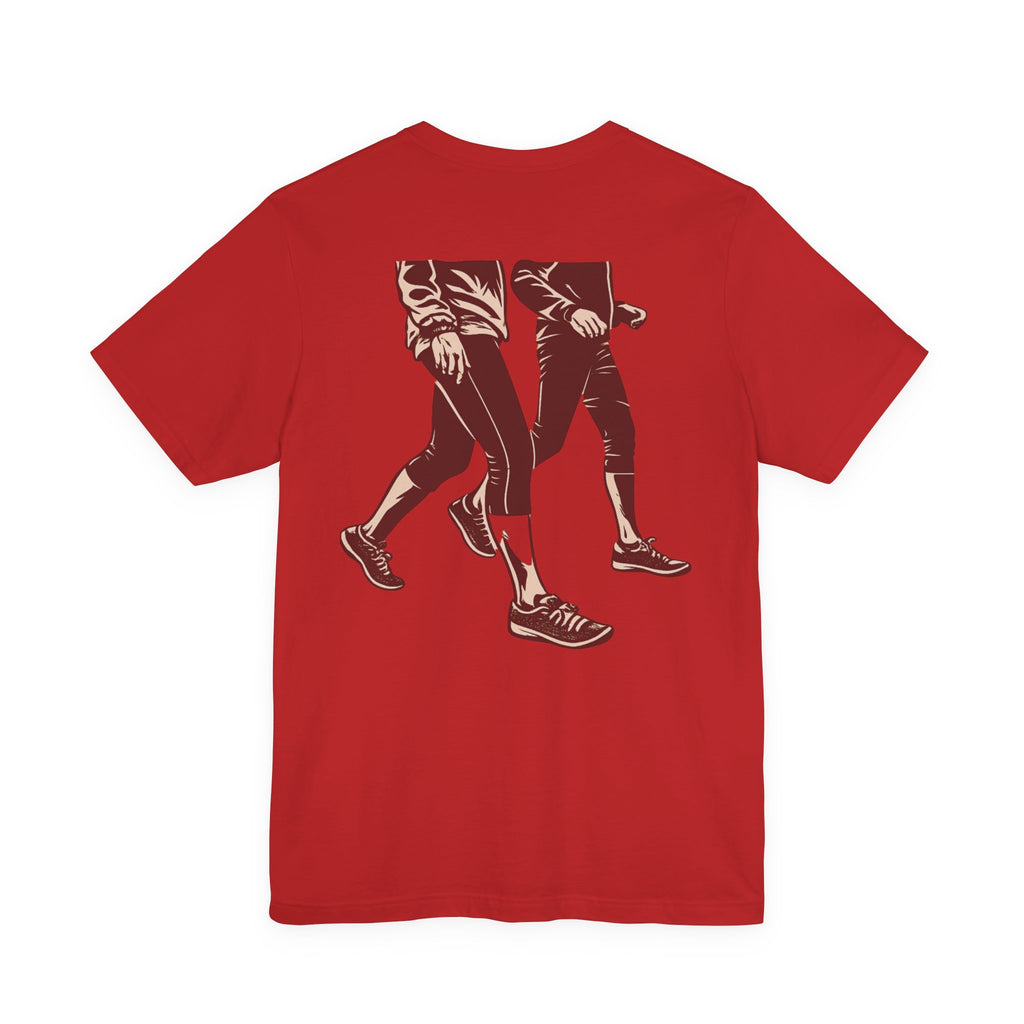 Good Morning Walk Tee — Retro Walking Graphic T-Shirt for Fitness & Morning Strolls
