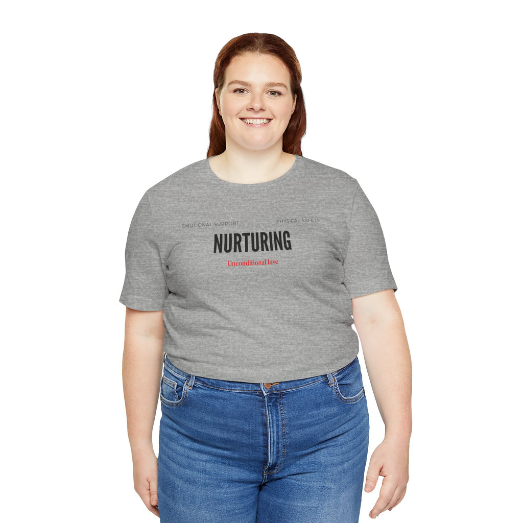 Nurturing Mother Tee — Silhouette Family Short Sleeve Shirt
