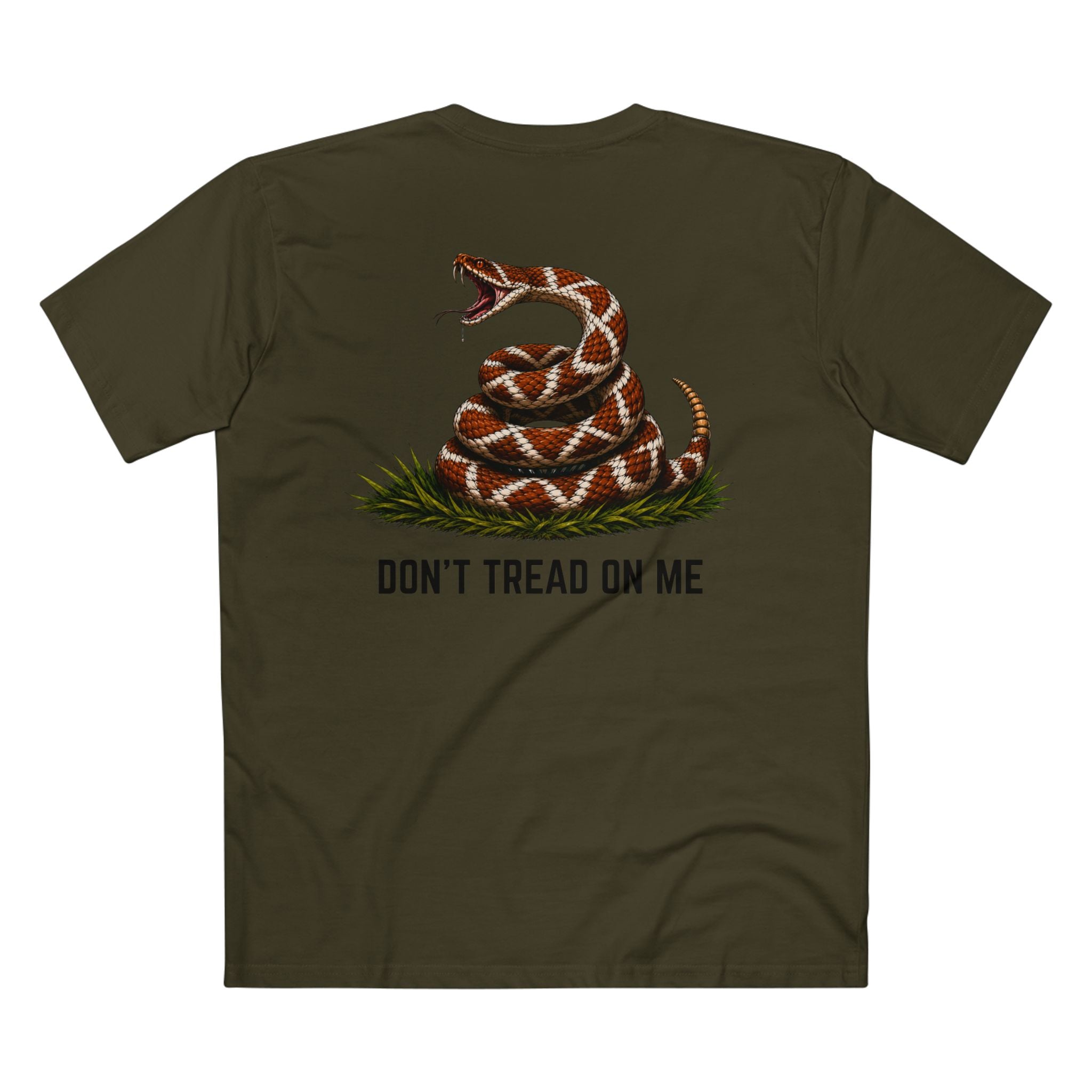 Don't Tread On Me Snake Tee - Patriotic Gadsden-Inspired Graphic T-Shirt