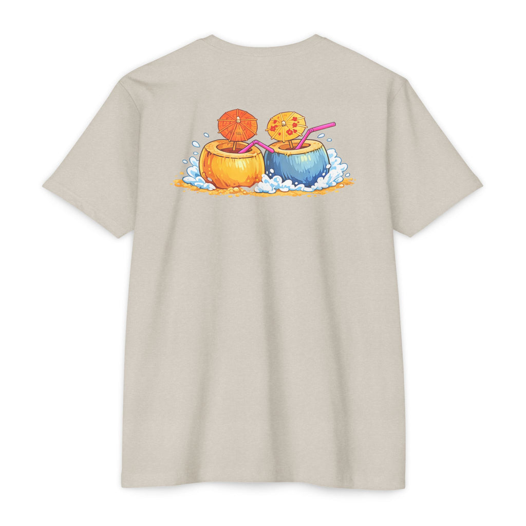 "Beaches, Vacations, & Good Drinks" Tropical Drink Tee