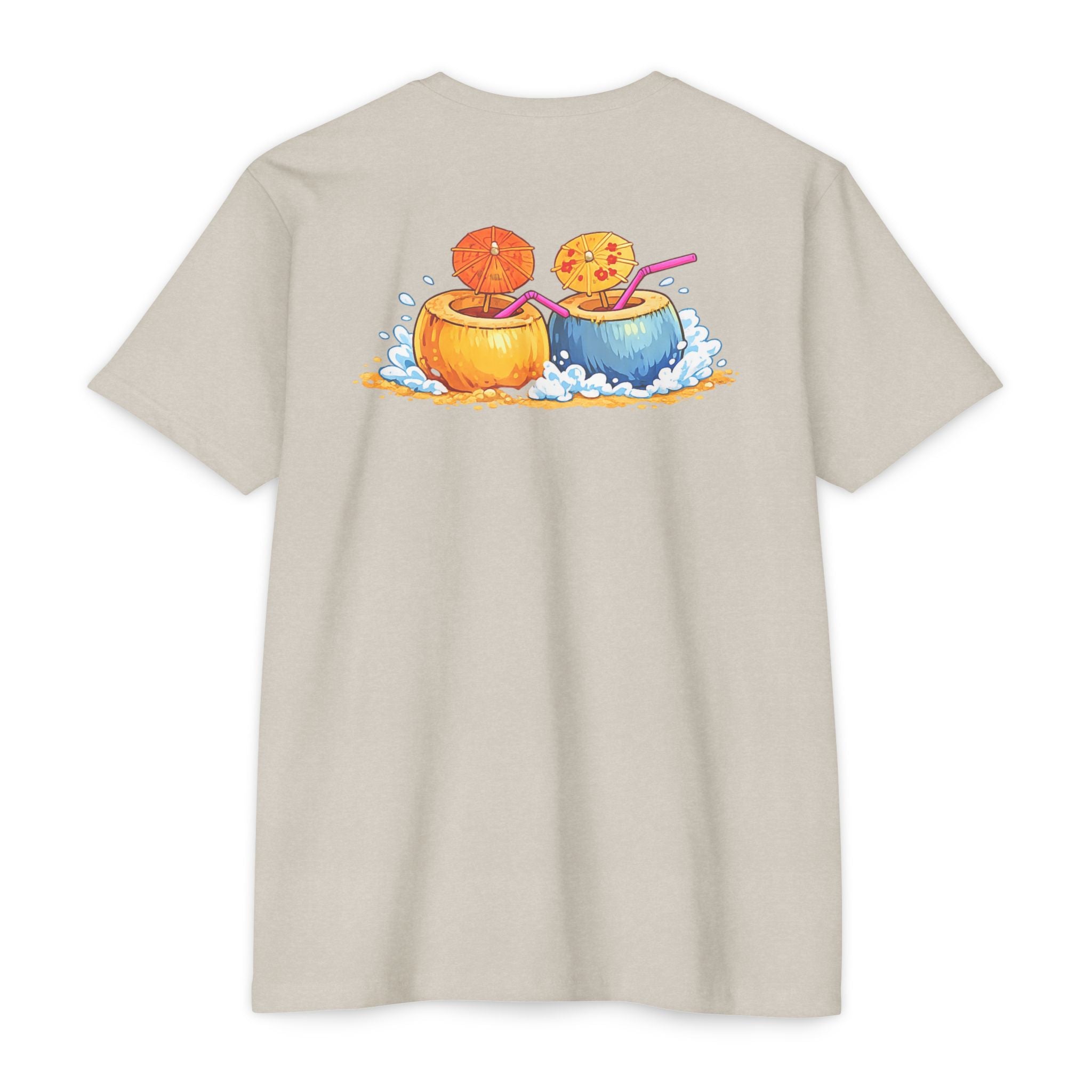 "Beaches, Vacations, & Good Drinks" Tropical Drink Tee