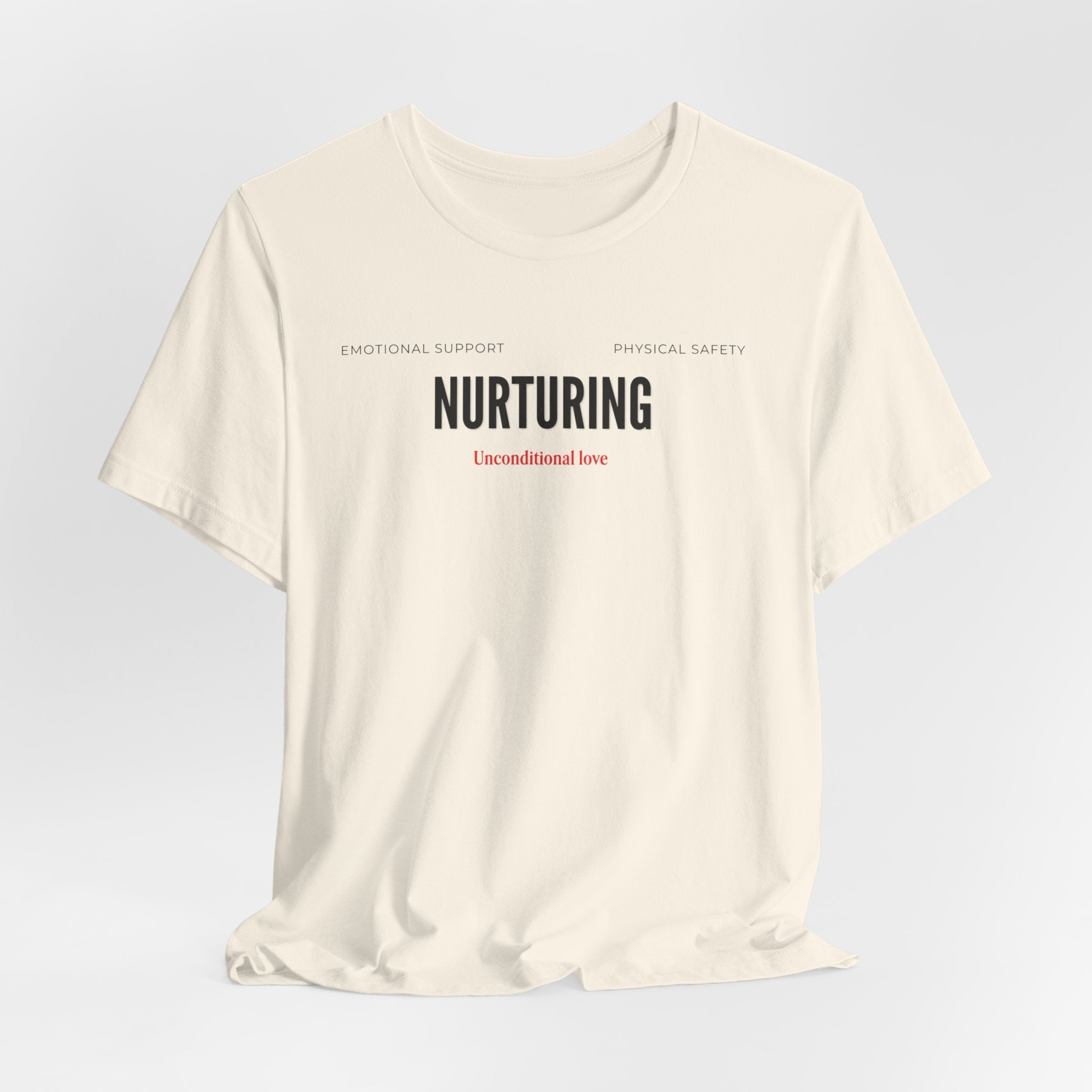 Nurturing Mother Tee — Silhouette Family Short Sleeve Shirt