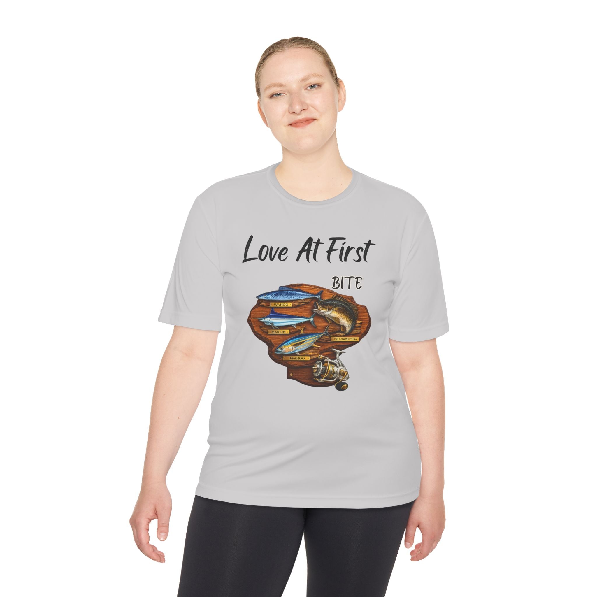 Fishing T-Shirt — "Love At First Bite" Graphic Tee