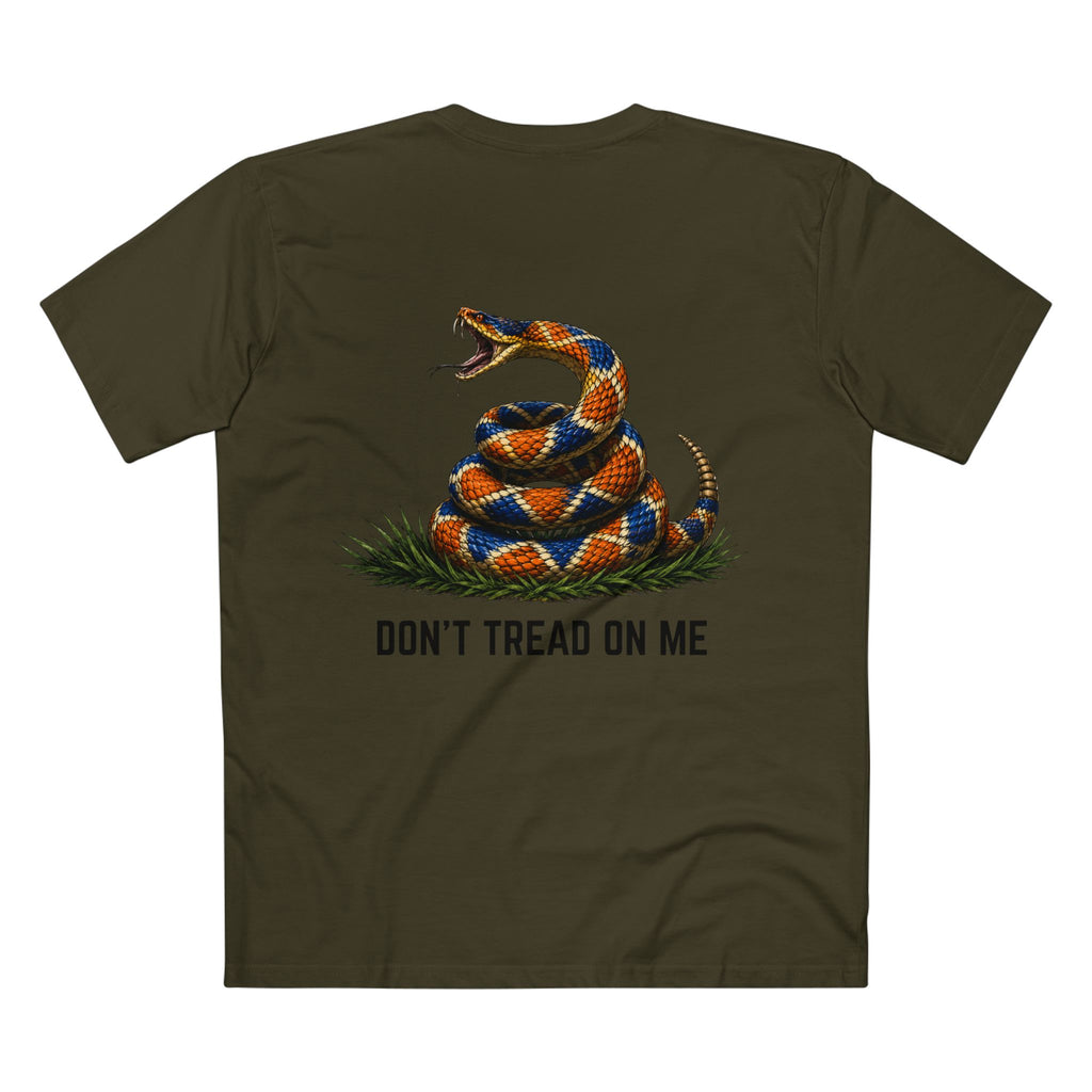 T-Shirt — 'Don't Tread on Me' Coiled Snake Graphic Tee
