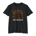Don't Tread On Me T-Shirt — Distressed American Flag & Snake Patriotic Tee