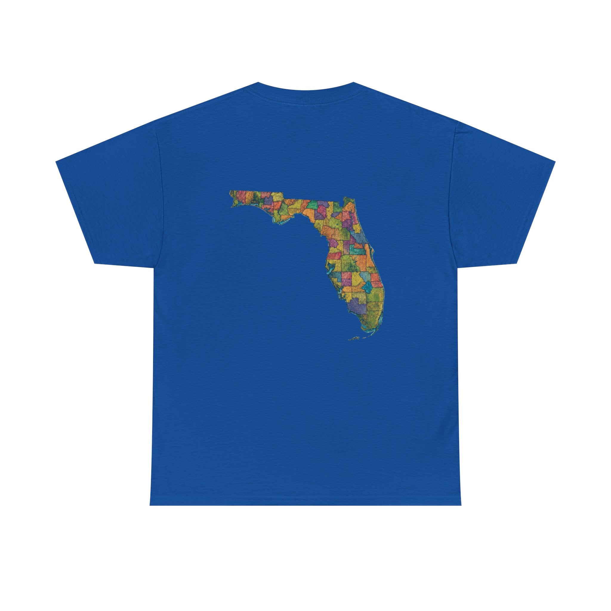 Florida Map Tee — “Don’t Ask, 100% Organic” Retro State Pride T-Shirt