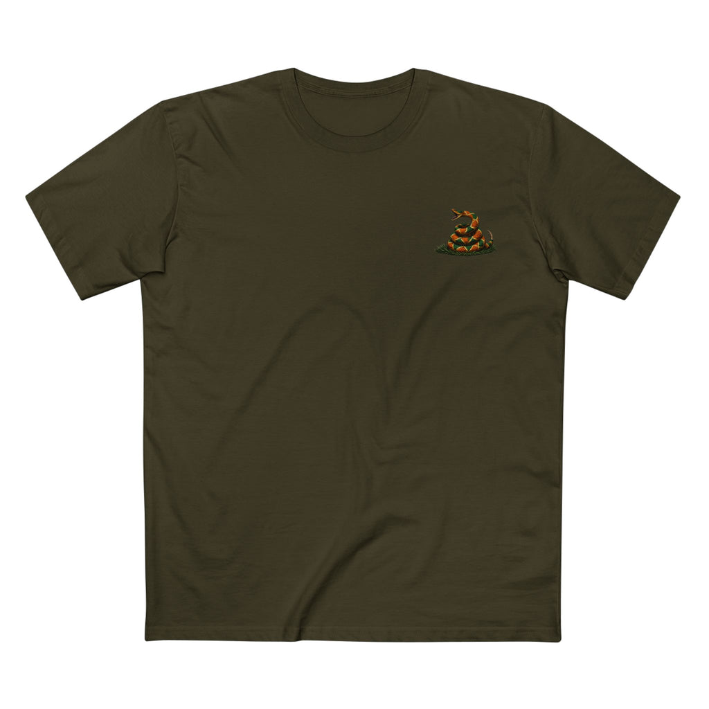 Don't Tread On Me Snake Tee — Patriotic Gadsden Style T-Shirt