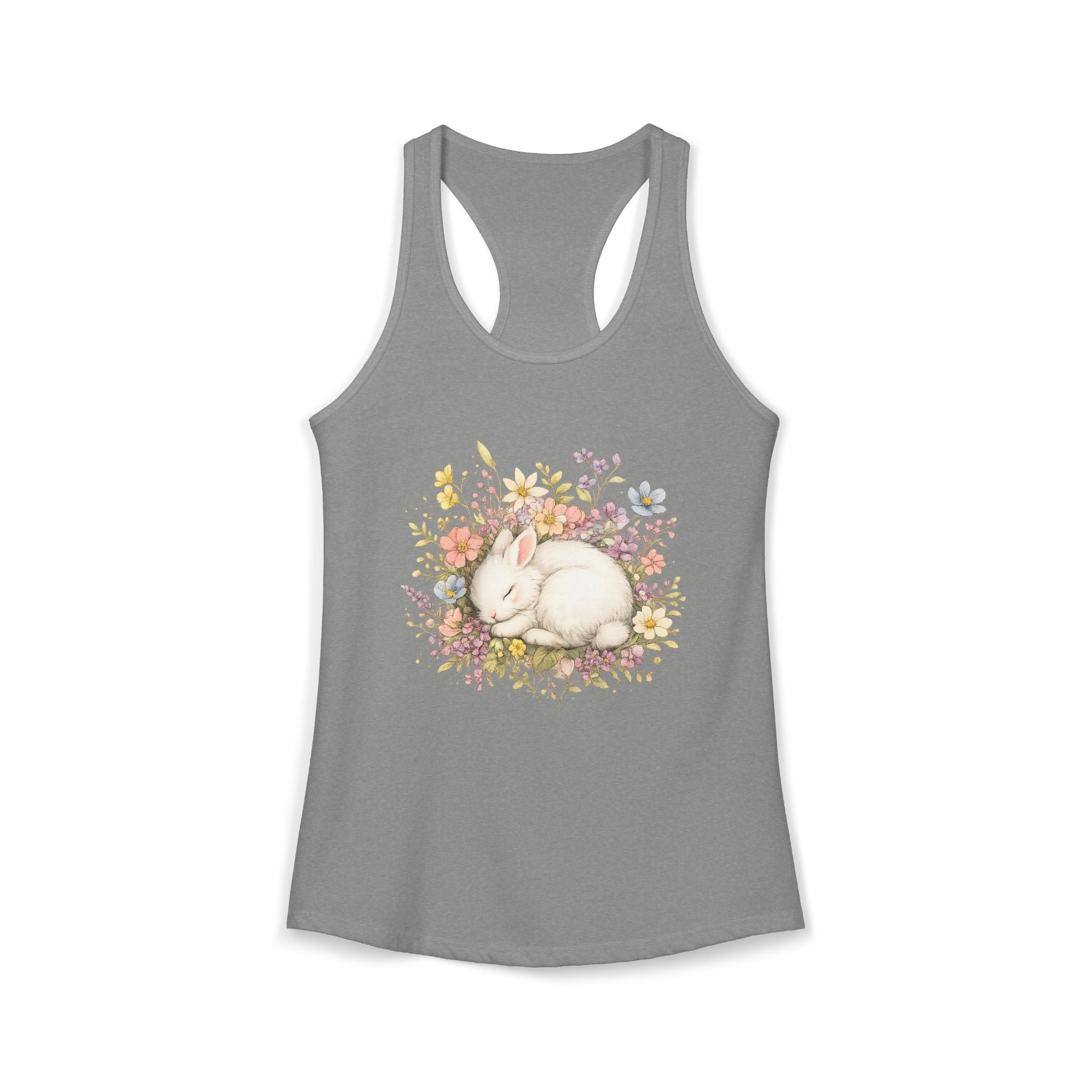 Women's Cute Bunny Ideal Racerback Tank