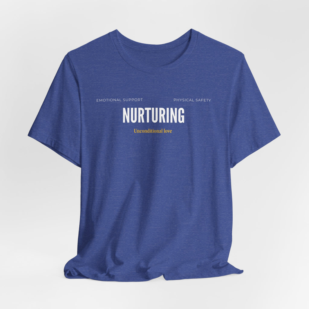 Nurturing Mother Tee — Silhouette Family Short Sleeve Shirt
