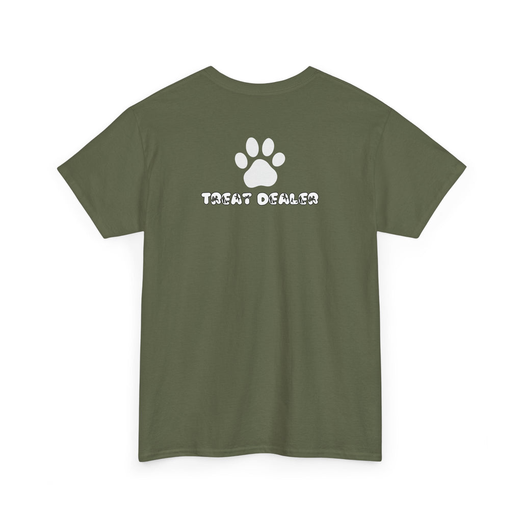 Treat Dealer T-Shirt — Funny Dog Shirt with Paw Print