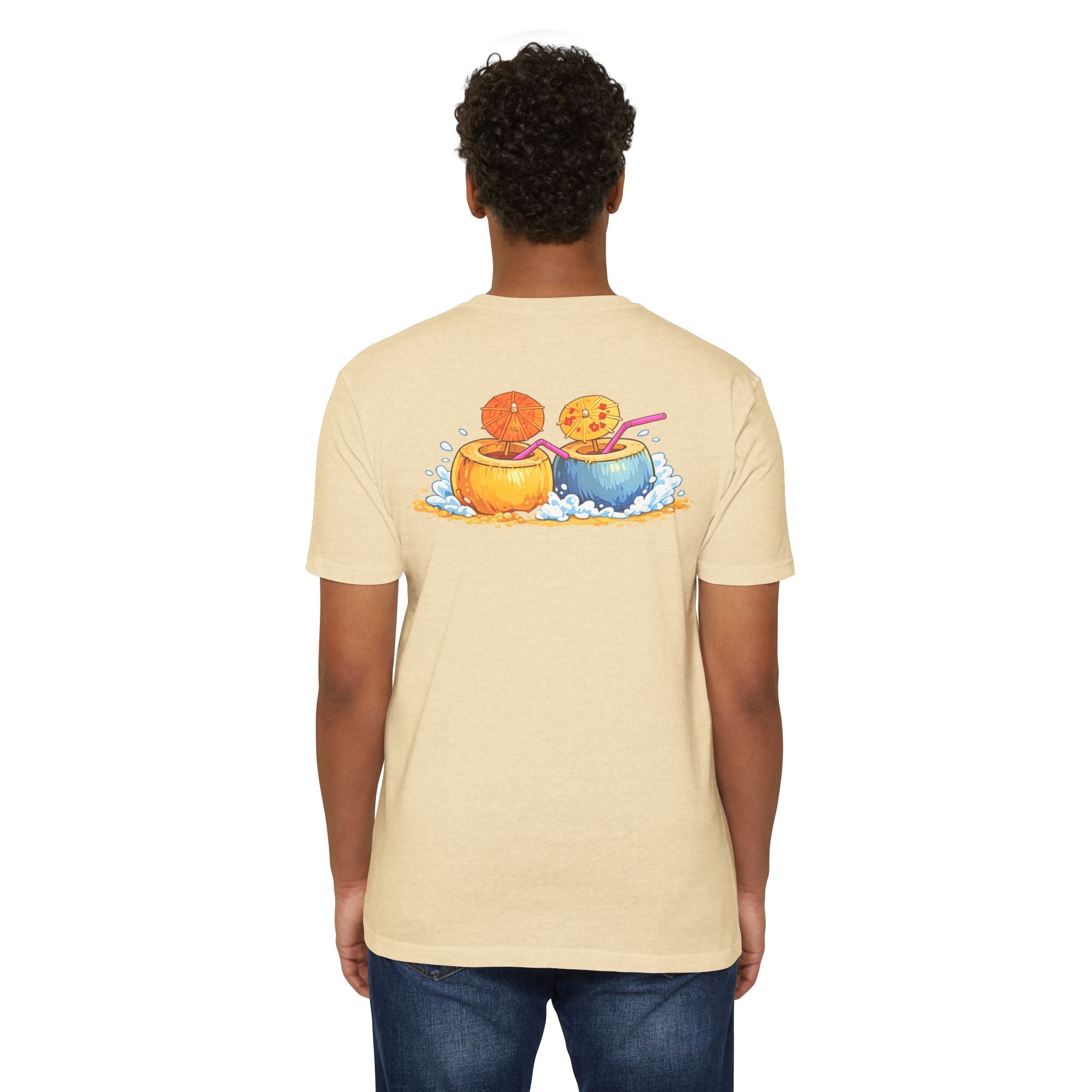 "Beaches, Vacations, & Good Drinks" Tropical Drink Tee