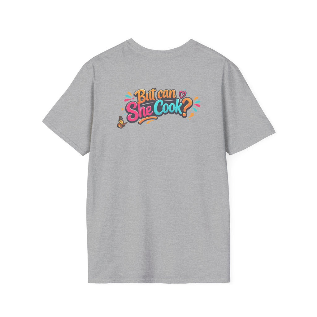 "But Can She Cook?" Retro Chef Graphic Tee