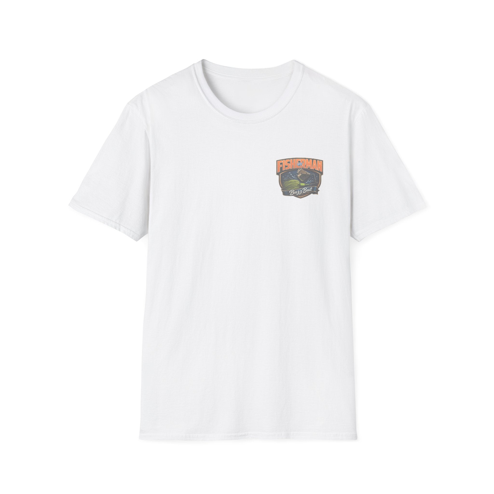 Fisherman Badge T-Shirt — Retro Bass Boat Fishing Tee