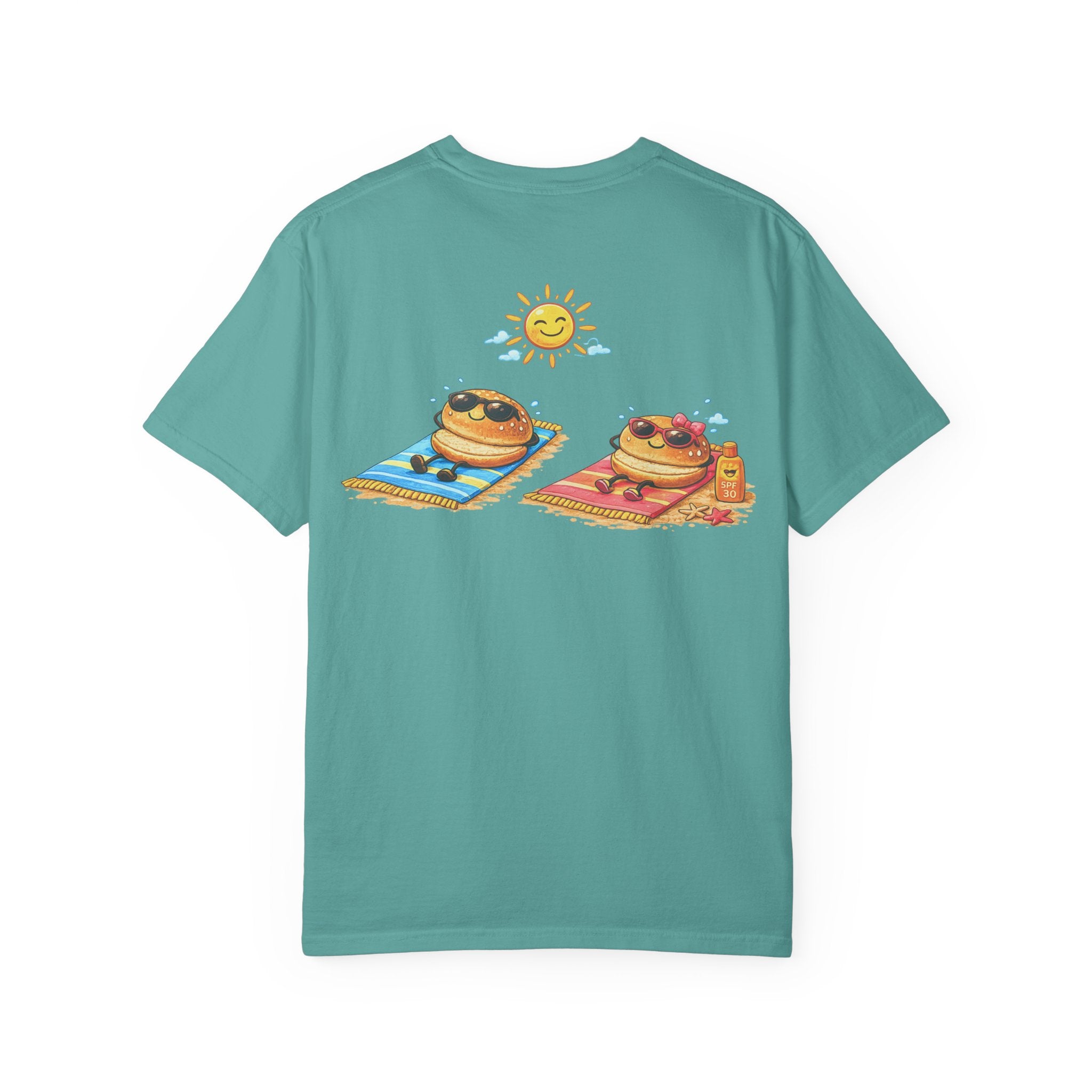 Suns Out Buns Out T-Shirt — Funny Burger Beach Tee
