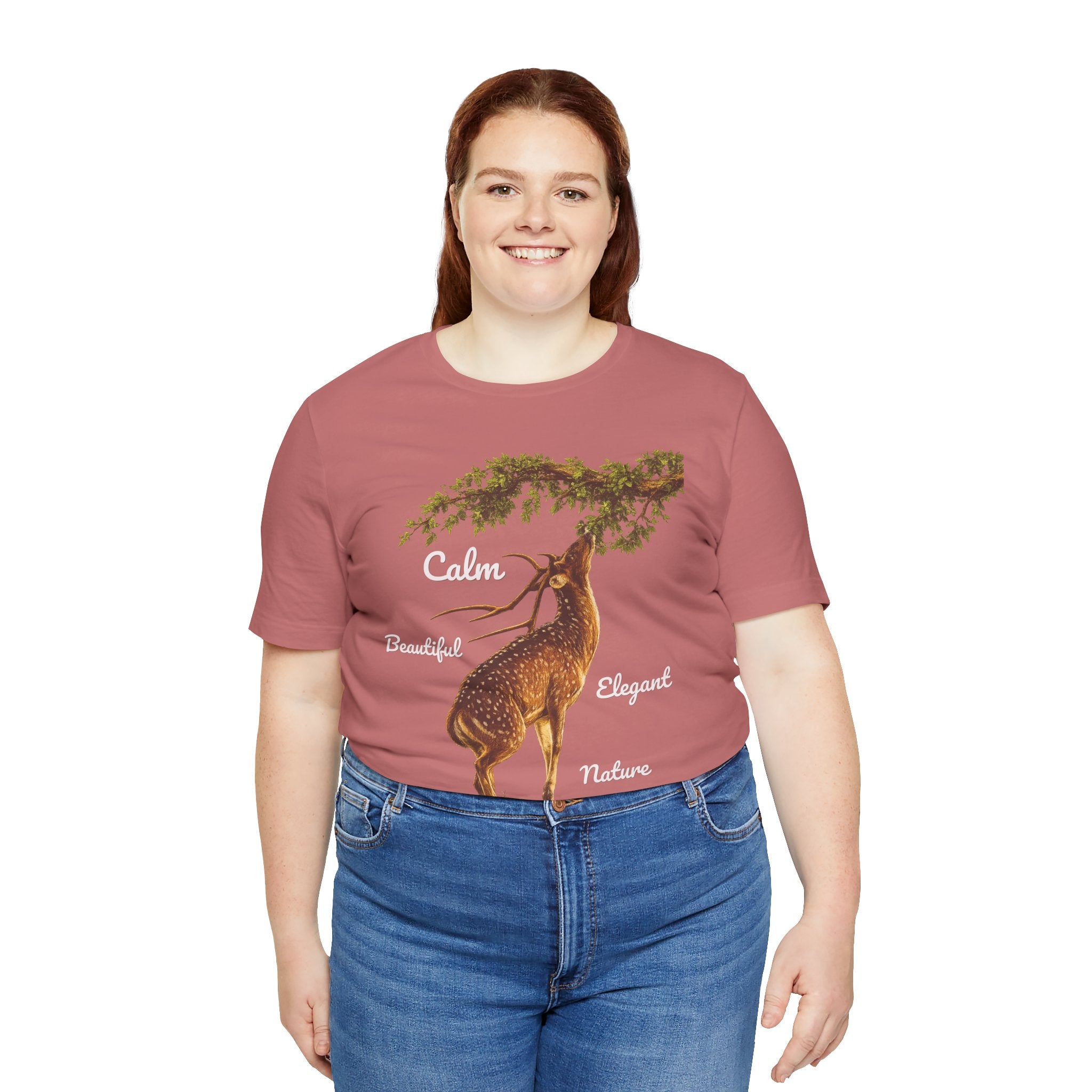 Calm Elegant Nature Deer T-Shirt