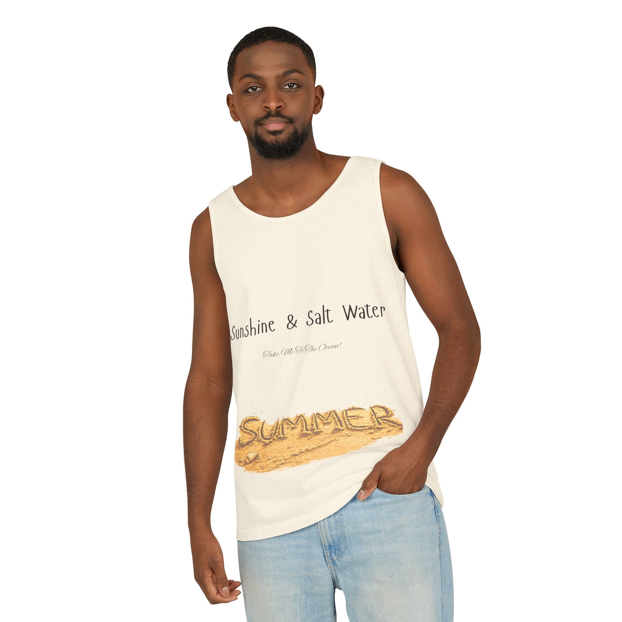 "Sunshine & Salt Water" Beach Graphic