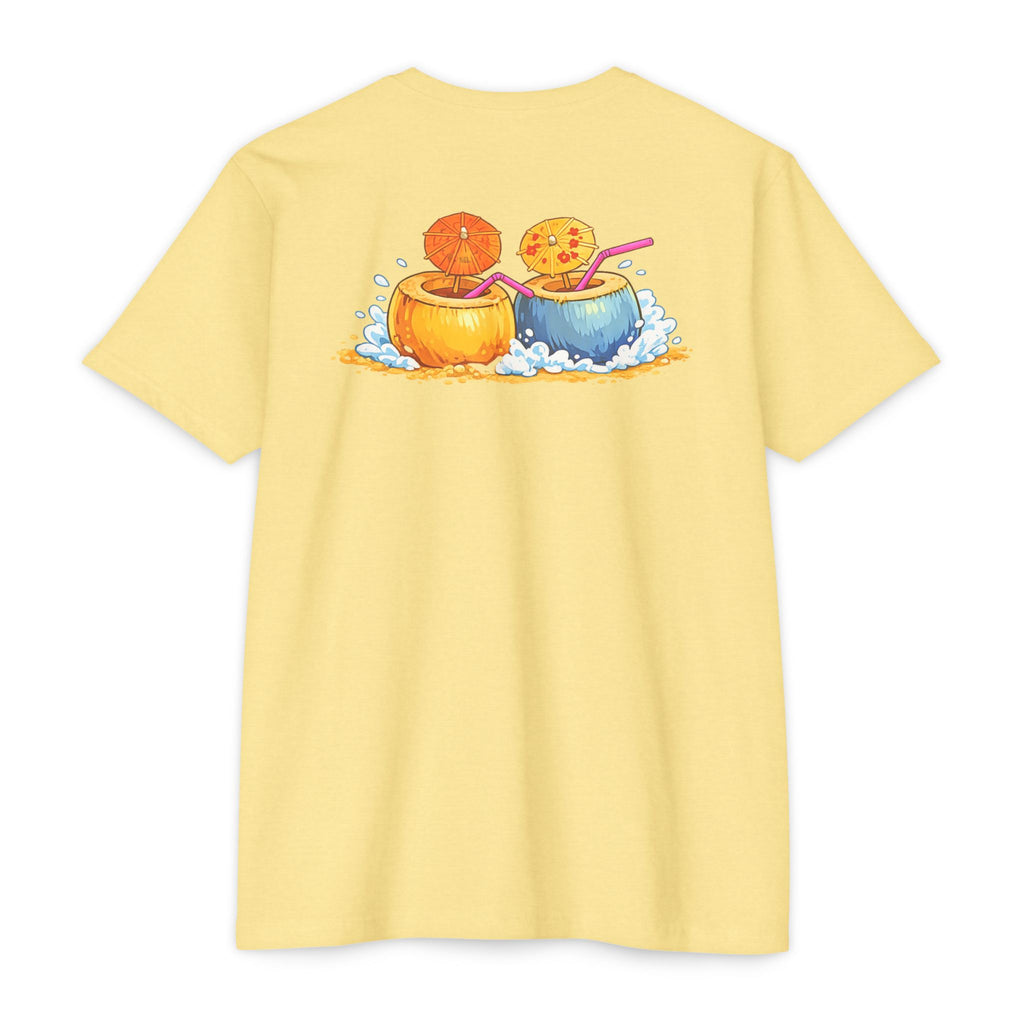 "Beaches, Vacations, & Good Drinks" Tropical Drink Tee