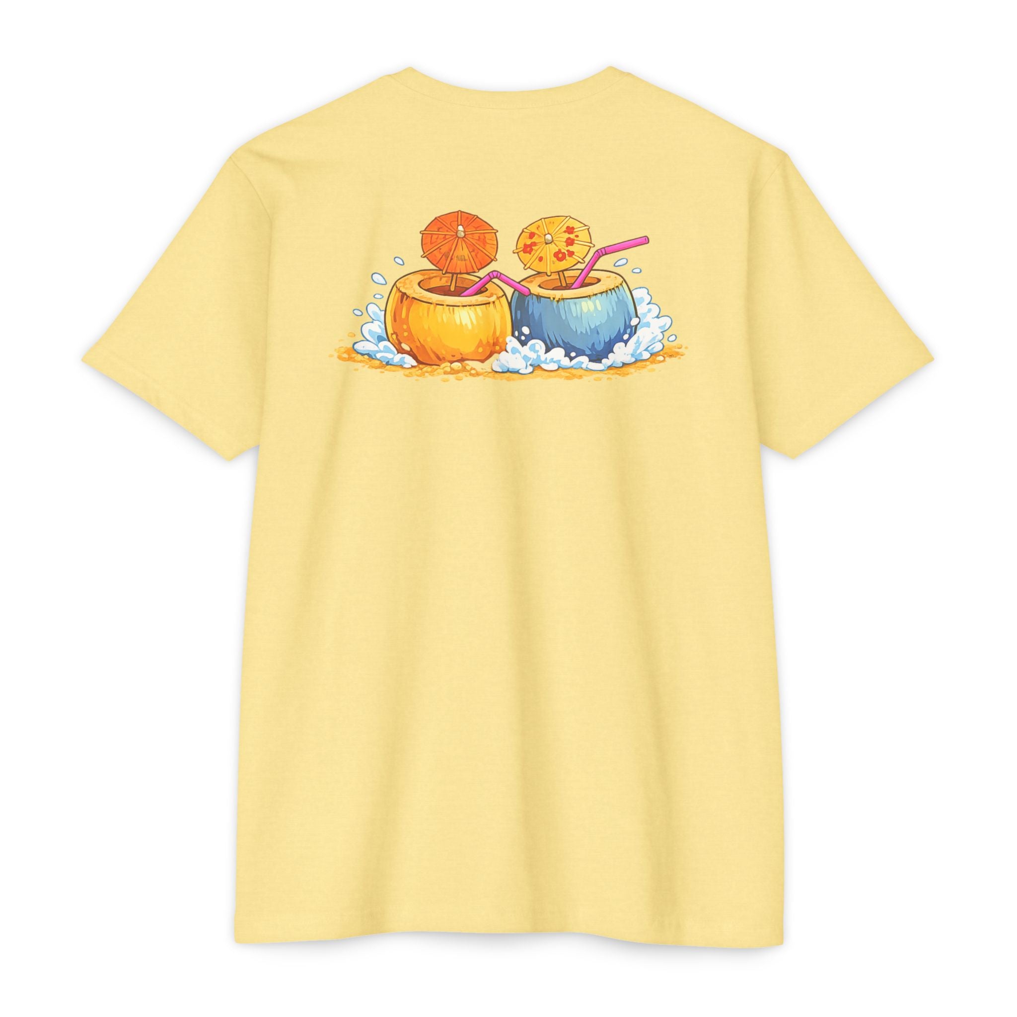 "Beaches, Vacations, & Good Drinks" Tropical Drink Tee