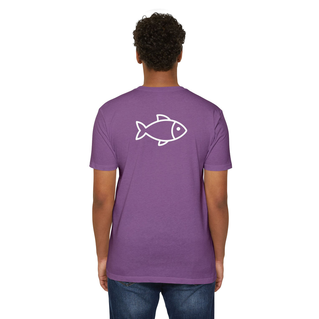 Retro Fish Reading  T-Shirt