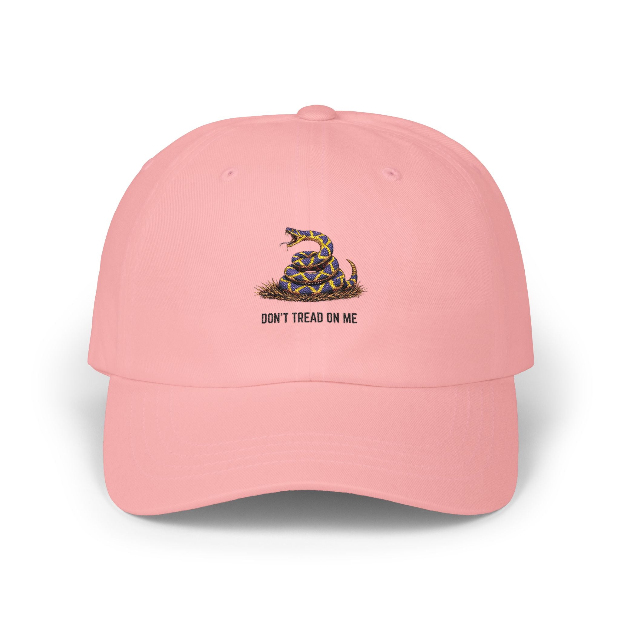 Don’t Tread On Me Dad Cap — Classic Embroidered Gadsden Hat