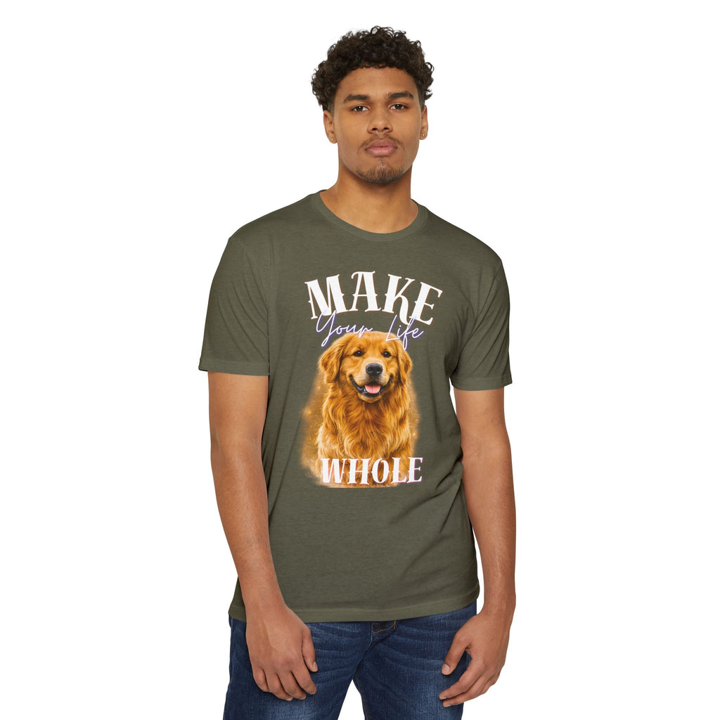Make Your Life Whole Golden Retriever T-Shirt