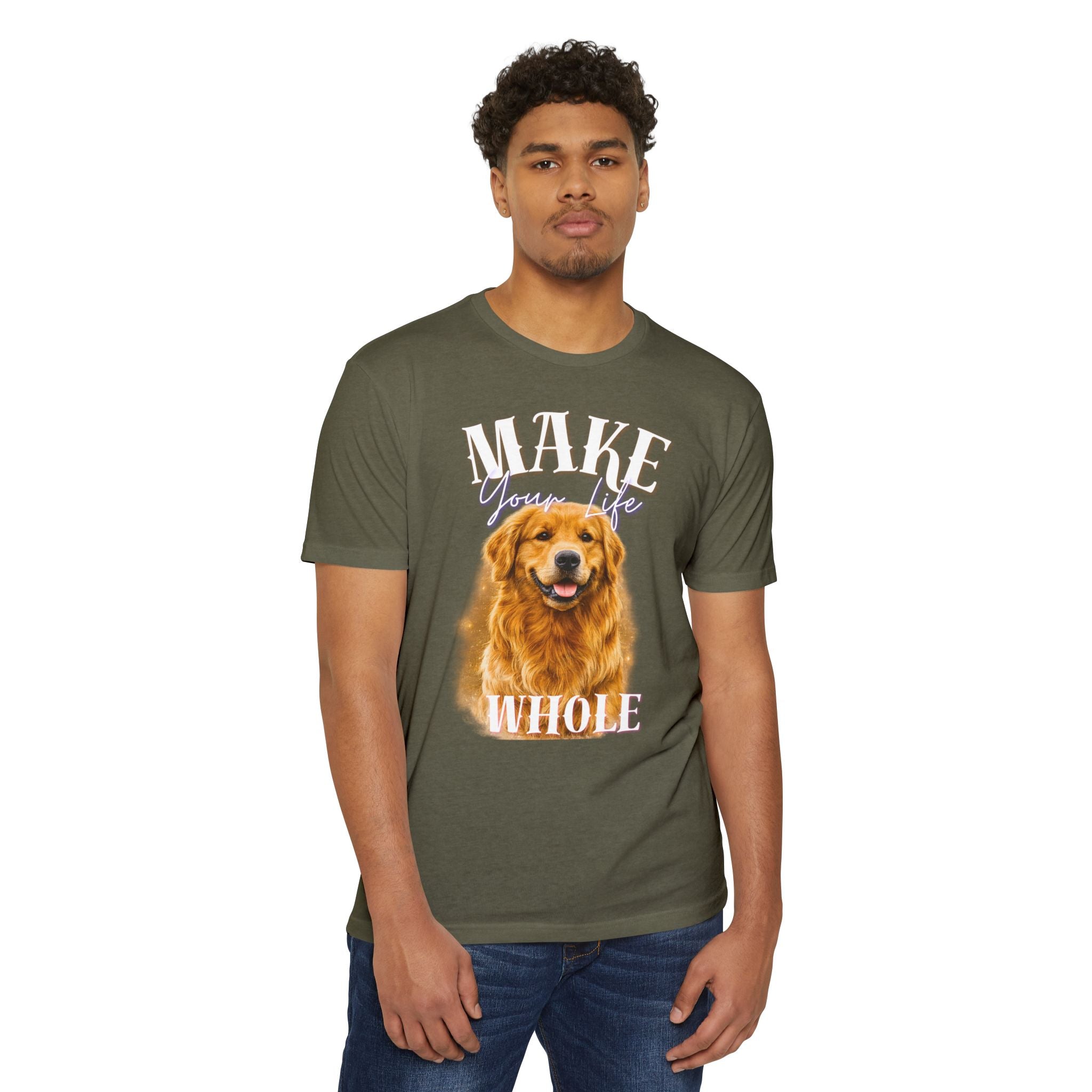 Make Your Life Whole Golden Retriever T-Shirt