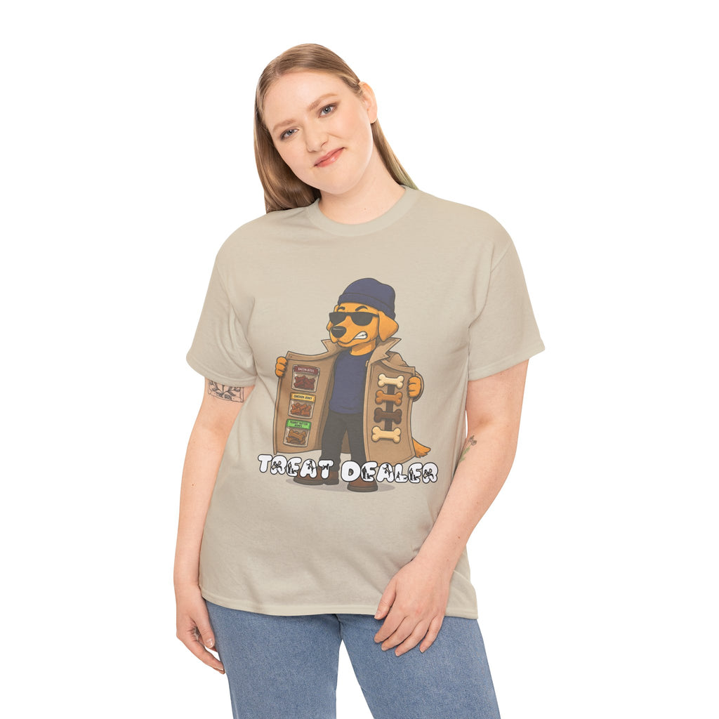 Treat Dealer T-Shirt — Funny Dog Shirt with Paw Print