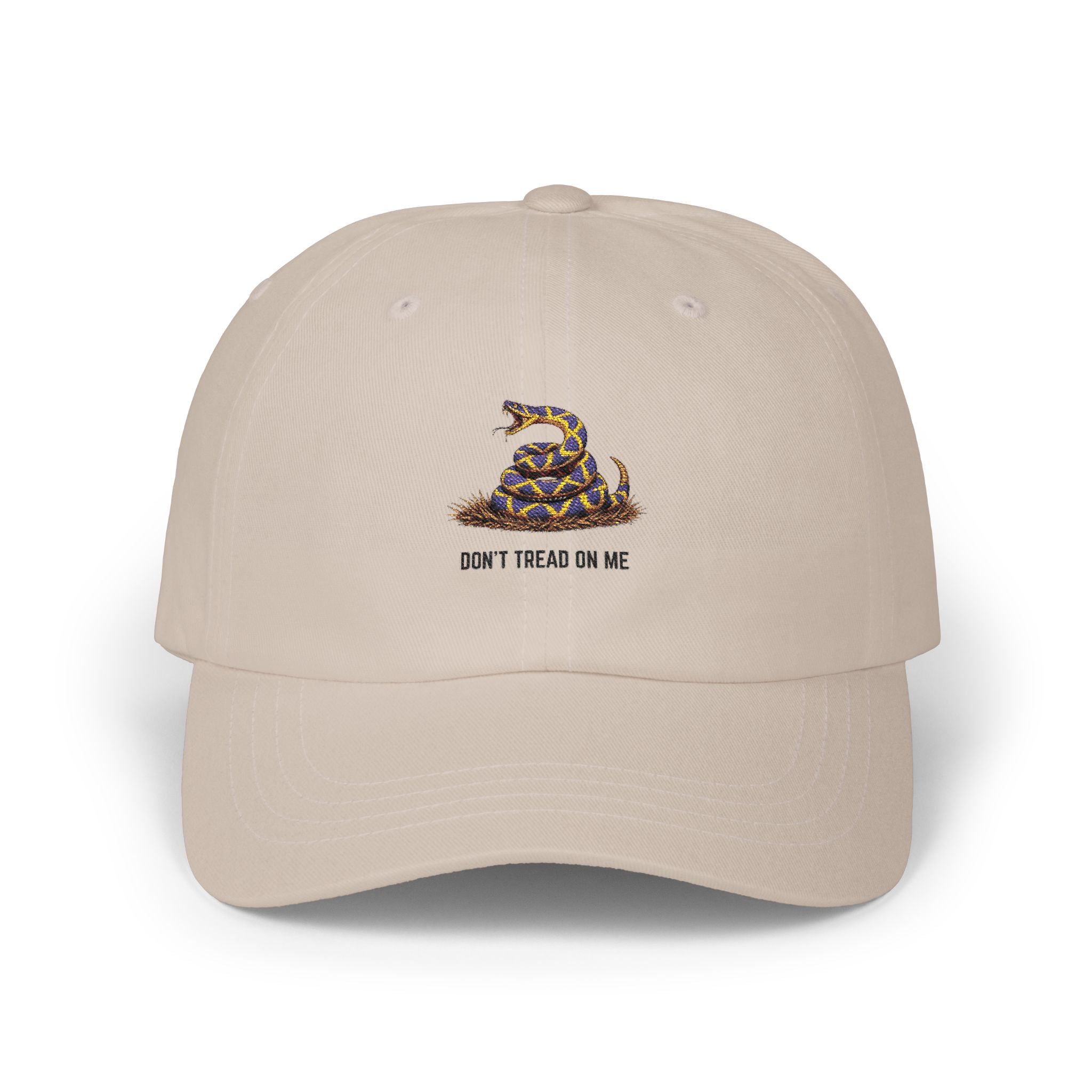 Don’t Tread On Me Dad Cap — Classic Embroidered Gadsden Hat
